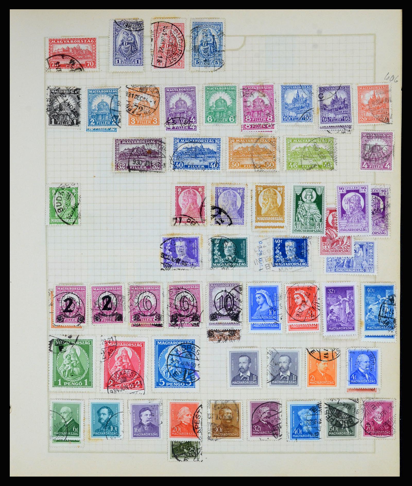 36872 095 - Postzegelverzameling 36872 Europese landen 1849-1950.