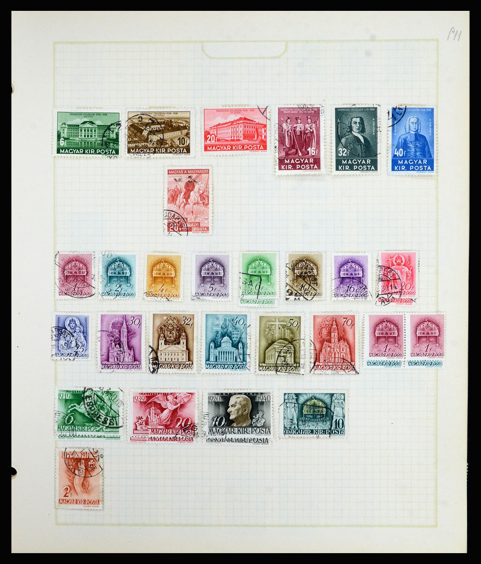 36872 098 - Postzegelverzameling 36872 Europese landen 1849-1950.