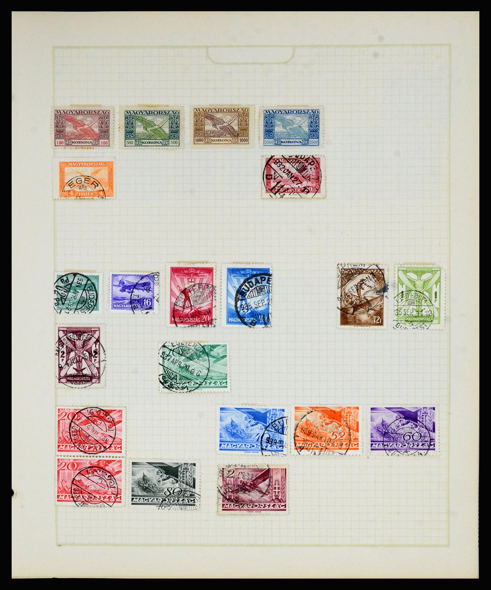 36872 123 - Postzegelverzameling 36872 Europese landen 1849-1950.