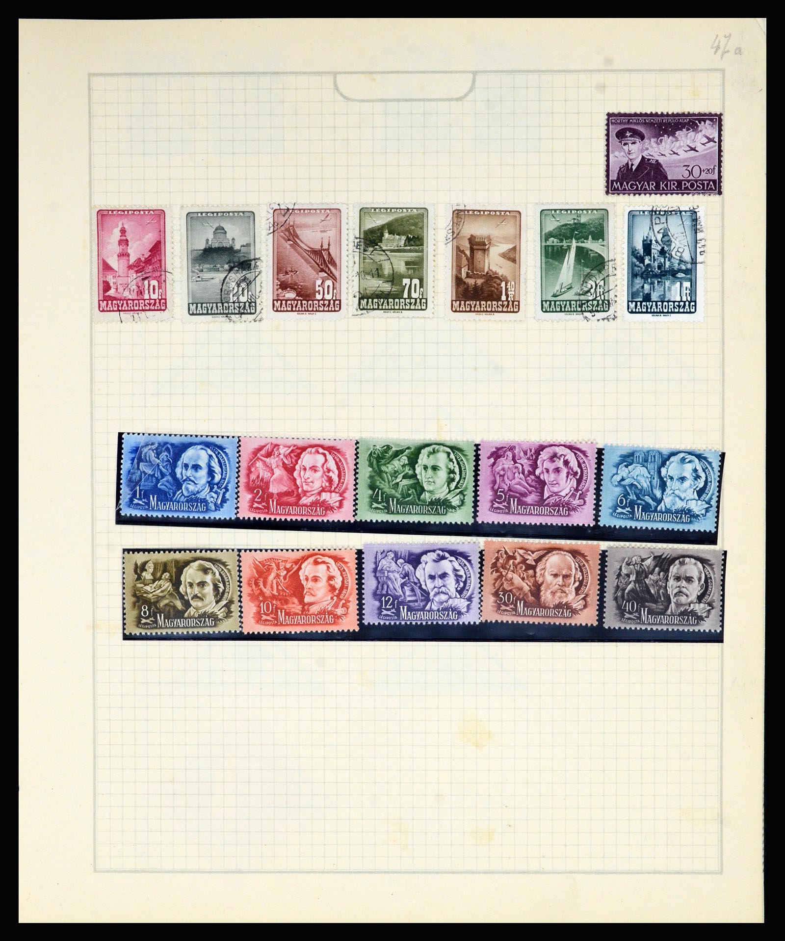 36872 124 - Postzegelverzameling 36872 Europese landen 1849-1950.