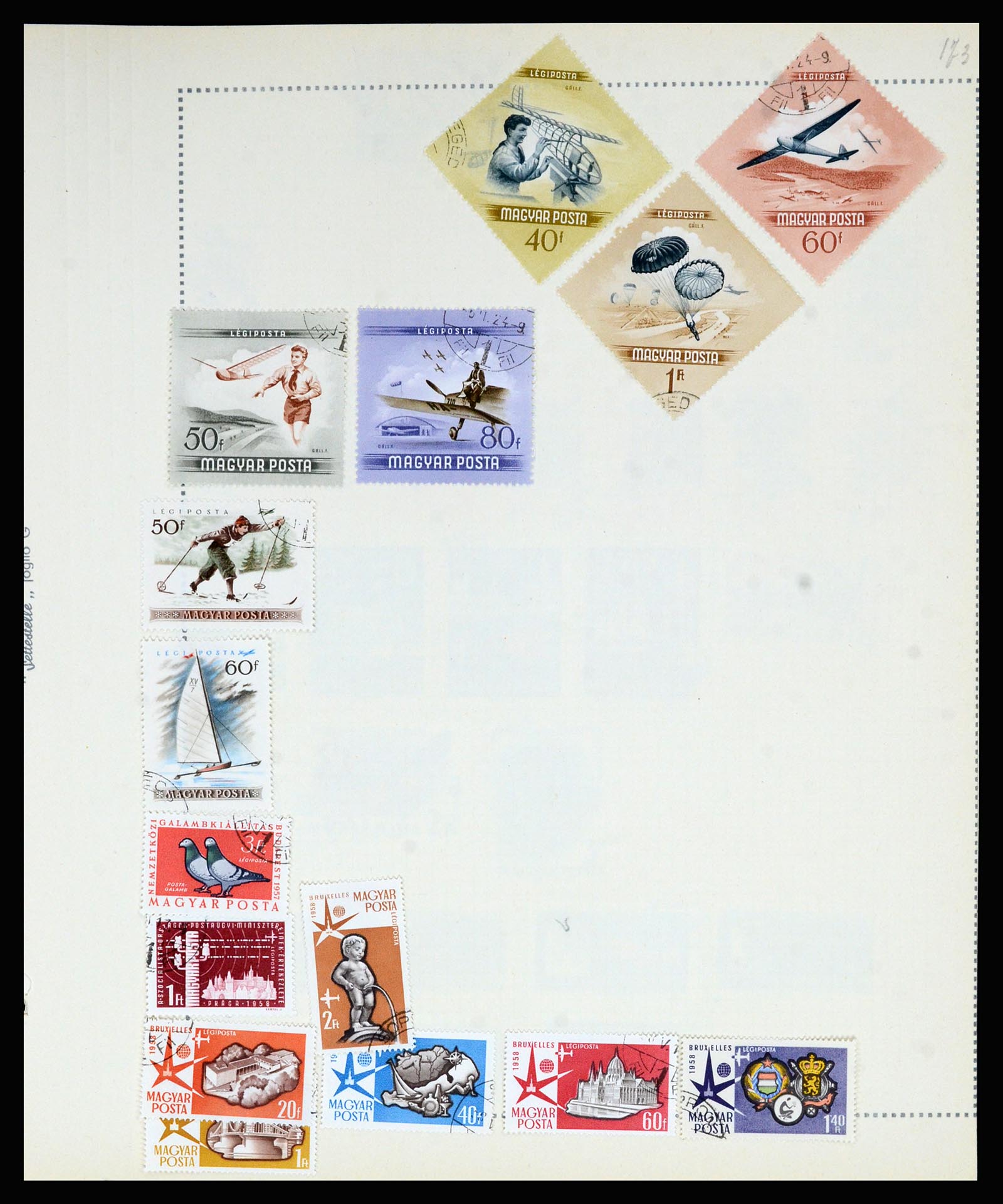 36872 127 - Postzegelverzameling 36872 Europese landen 1849-1950.