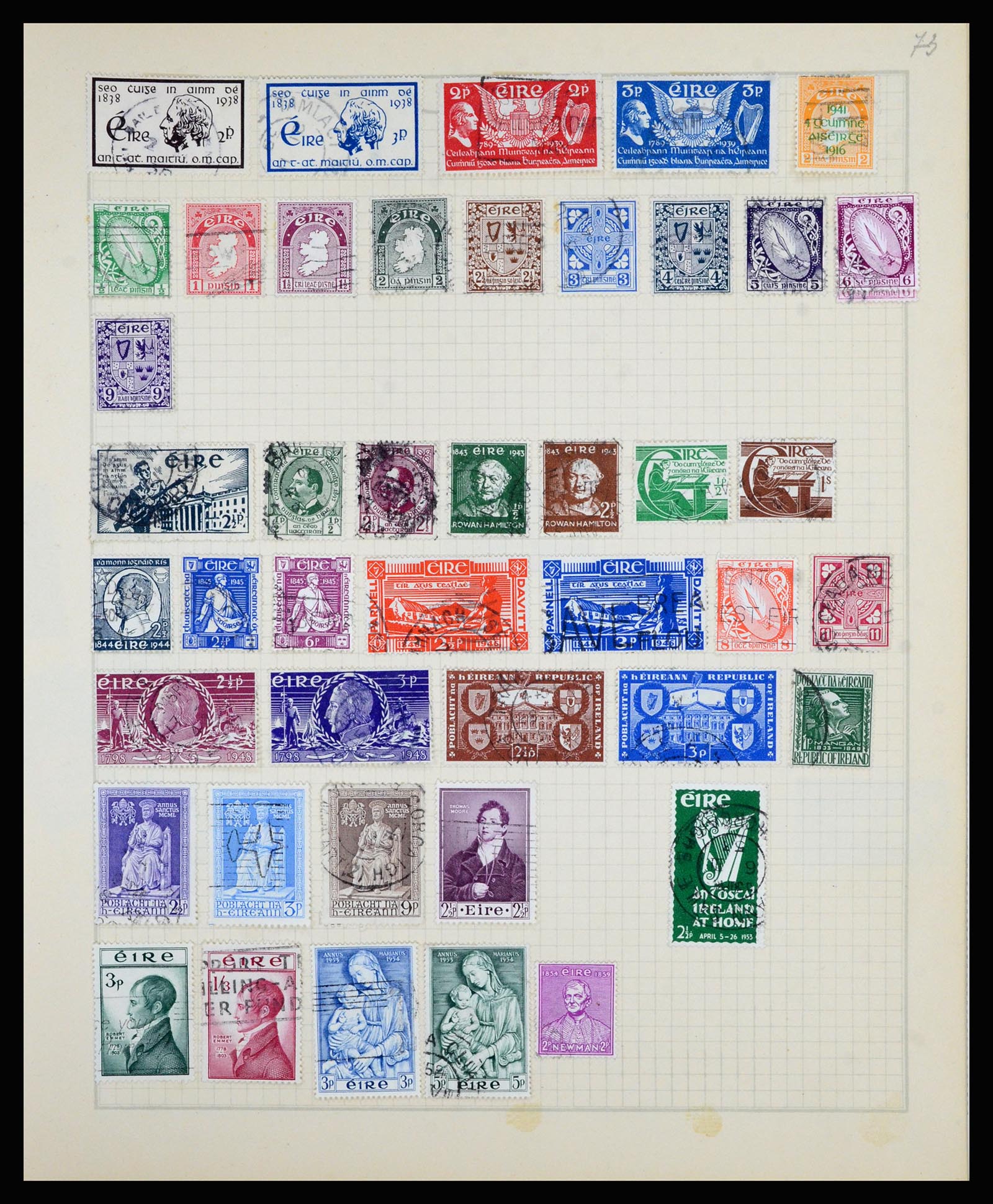 36872 139 - Postzegelverzameling 36872 Europese landen 1849-1950.