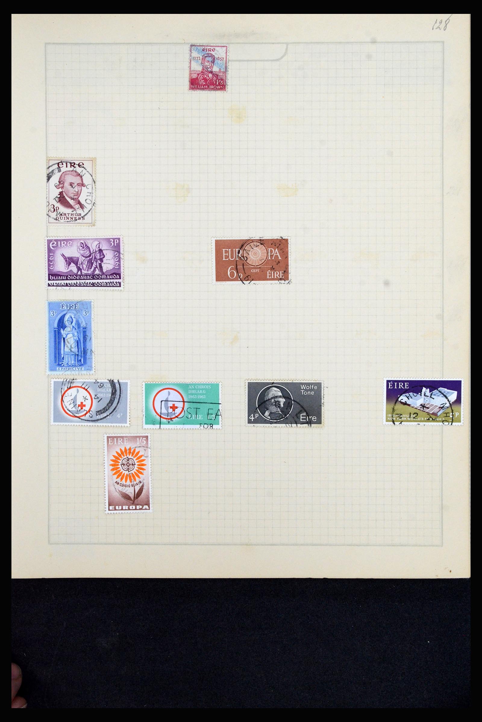 36872 140 - Postzegelverzameling 36872 Europese landen 1849-1950.