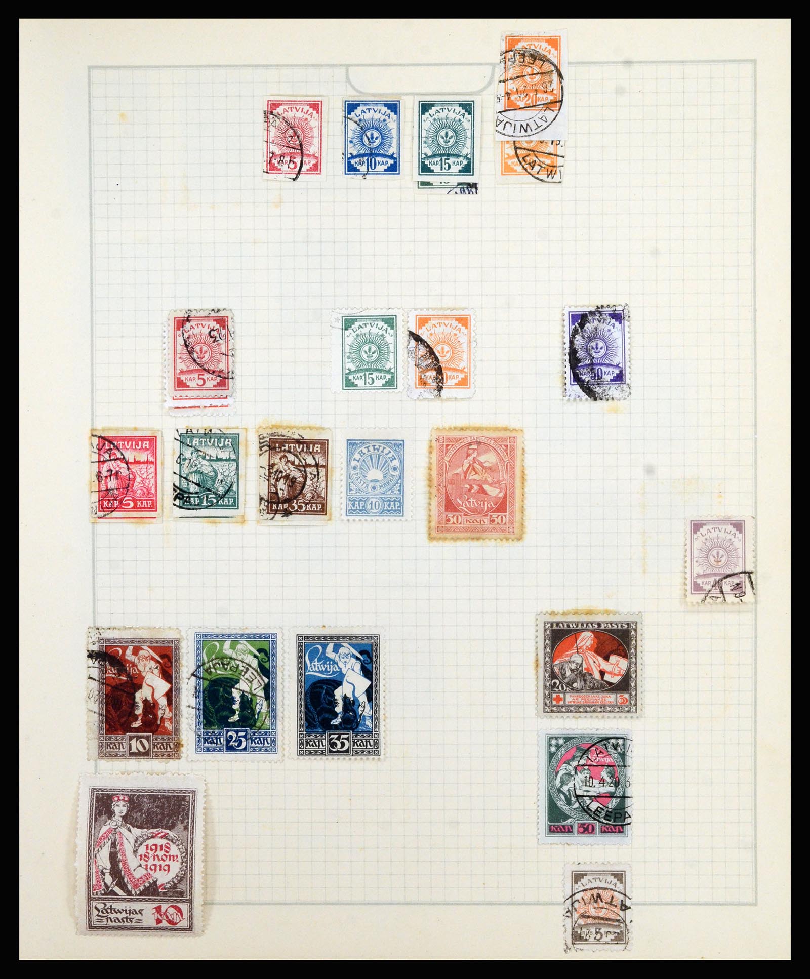 36872 150 - Postzegelverzameling 36872 Europese landen 1849-1950.
