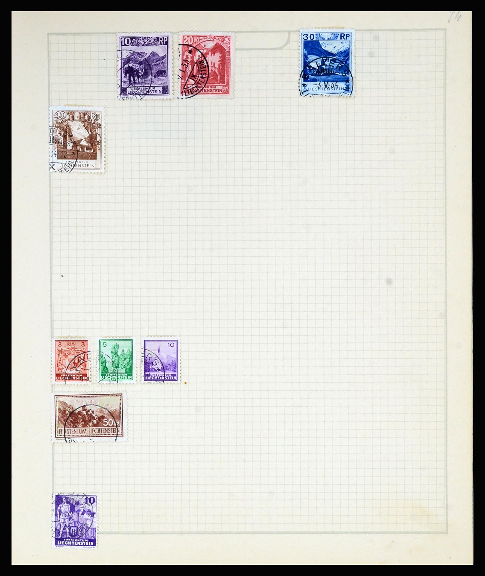 36872 158 - Postzegelverzameling 36872 Europese landen 1849-1950.