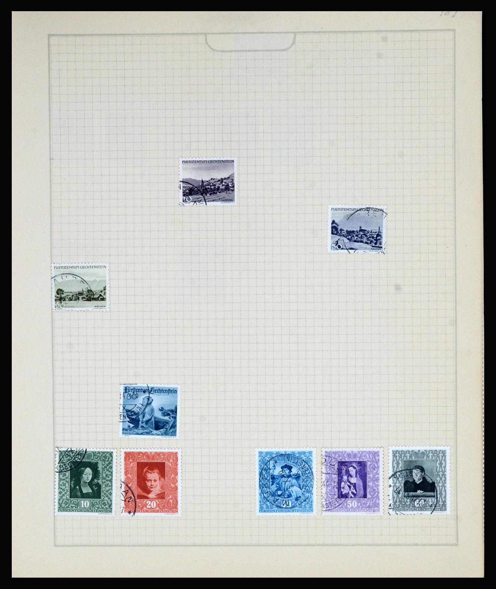 36872 160 - Postzegelverzameling 36872 Europese landen 1849-1950.