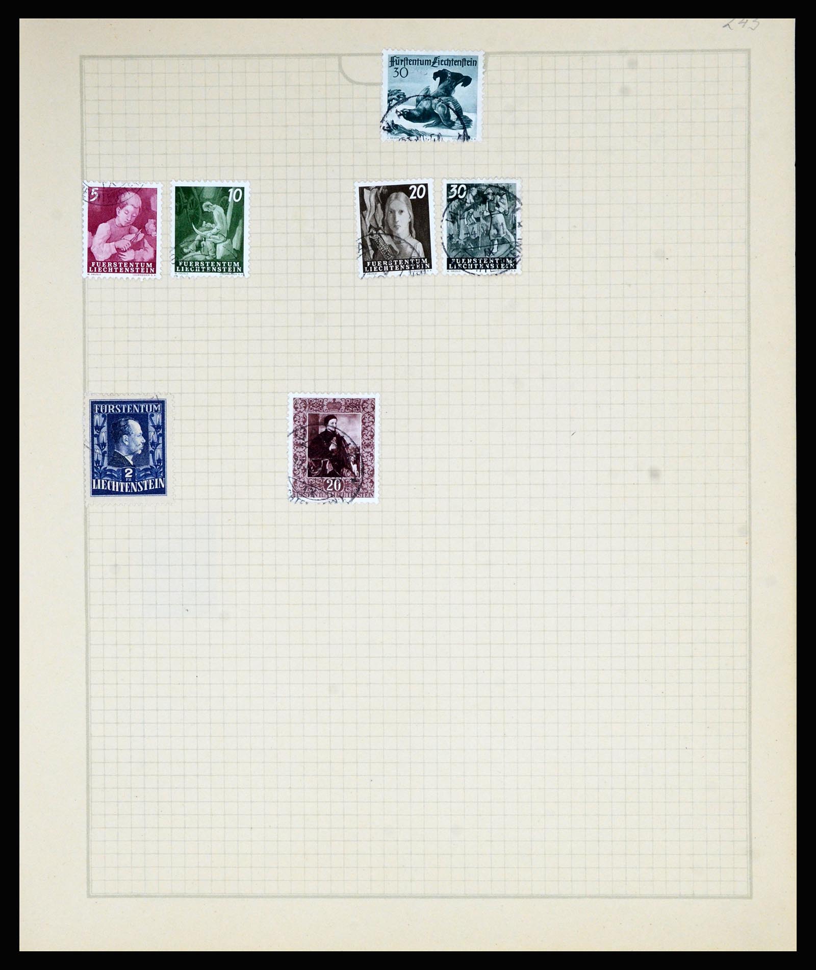 36872 161 - Postzegelverzameling 36872 Europese landen 1849-1950.