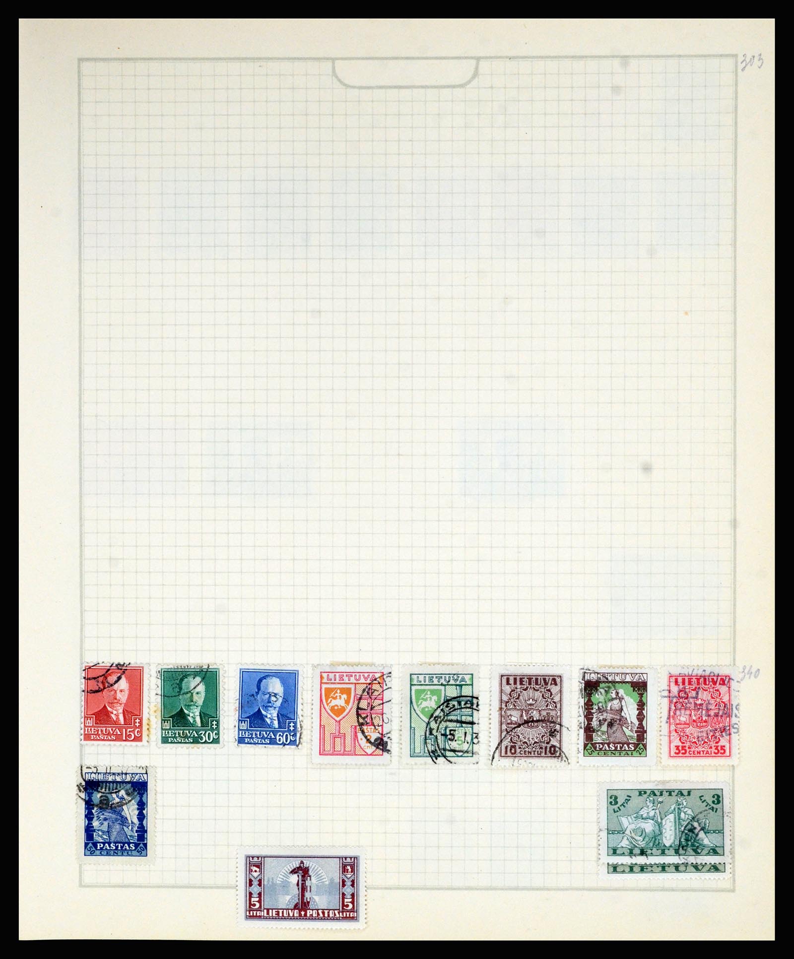 36872 170 - Postzegelverzameling 36872 Europese landen 1849-1950.