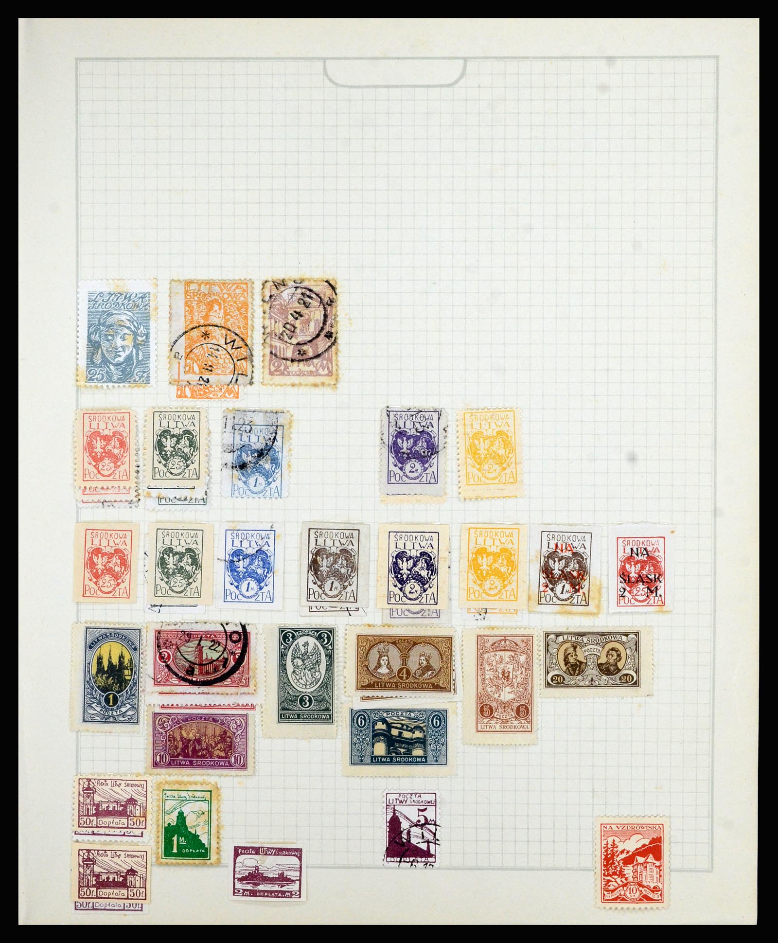 36872 175 - Postzegelverzameling 36872 Europese landen 1849-1950.