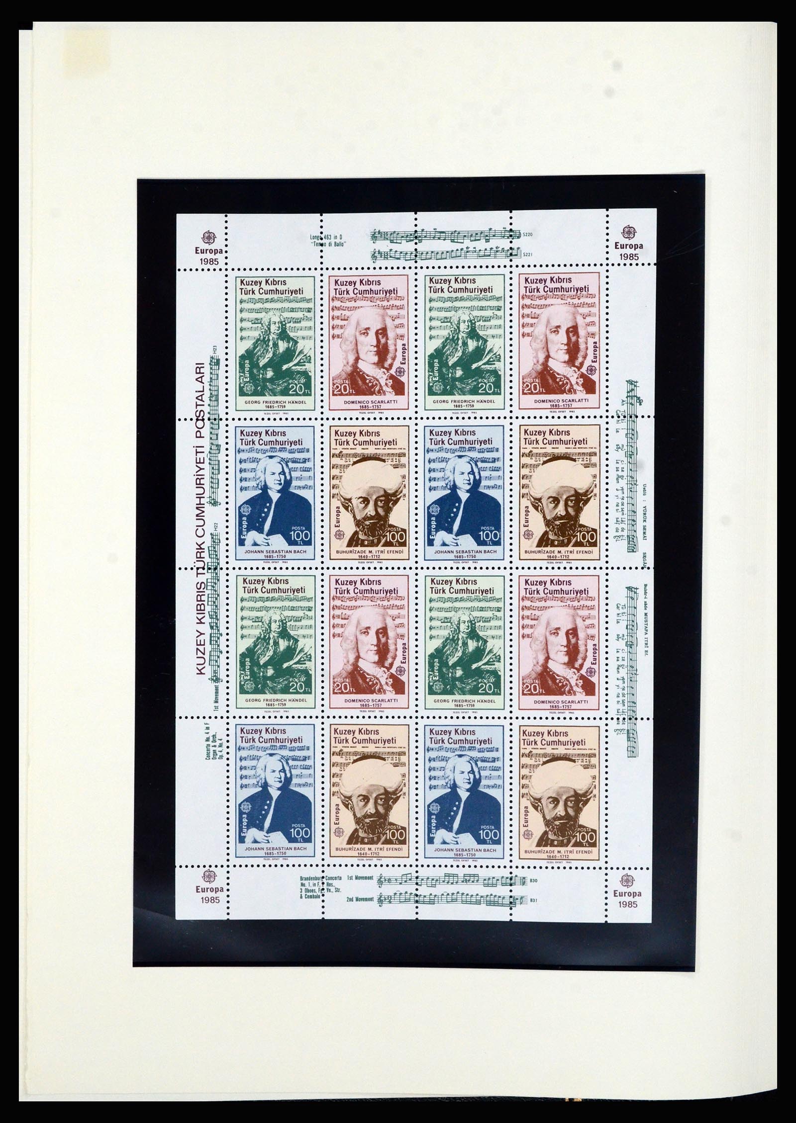 36873 002 - Postzegelverzameling 36873 Turks Cyprus 1973-1998.