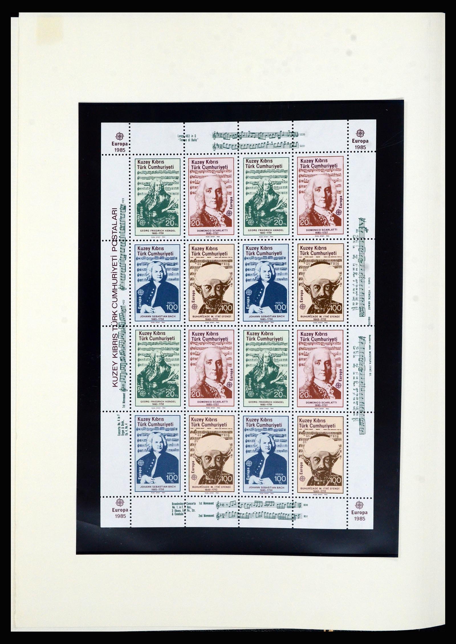 36873 002 - Postzegelverzameling 36873 Turks Cyprus 1973-1998.