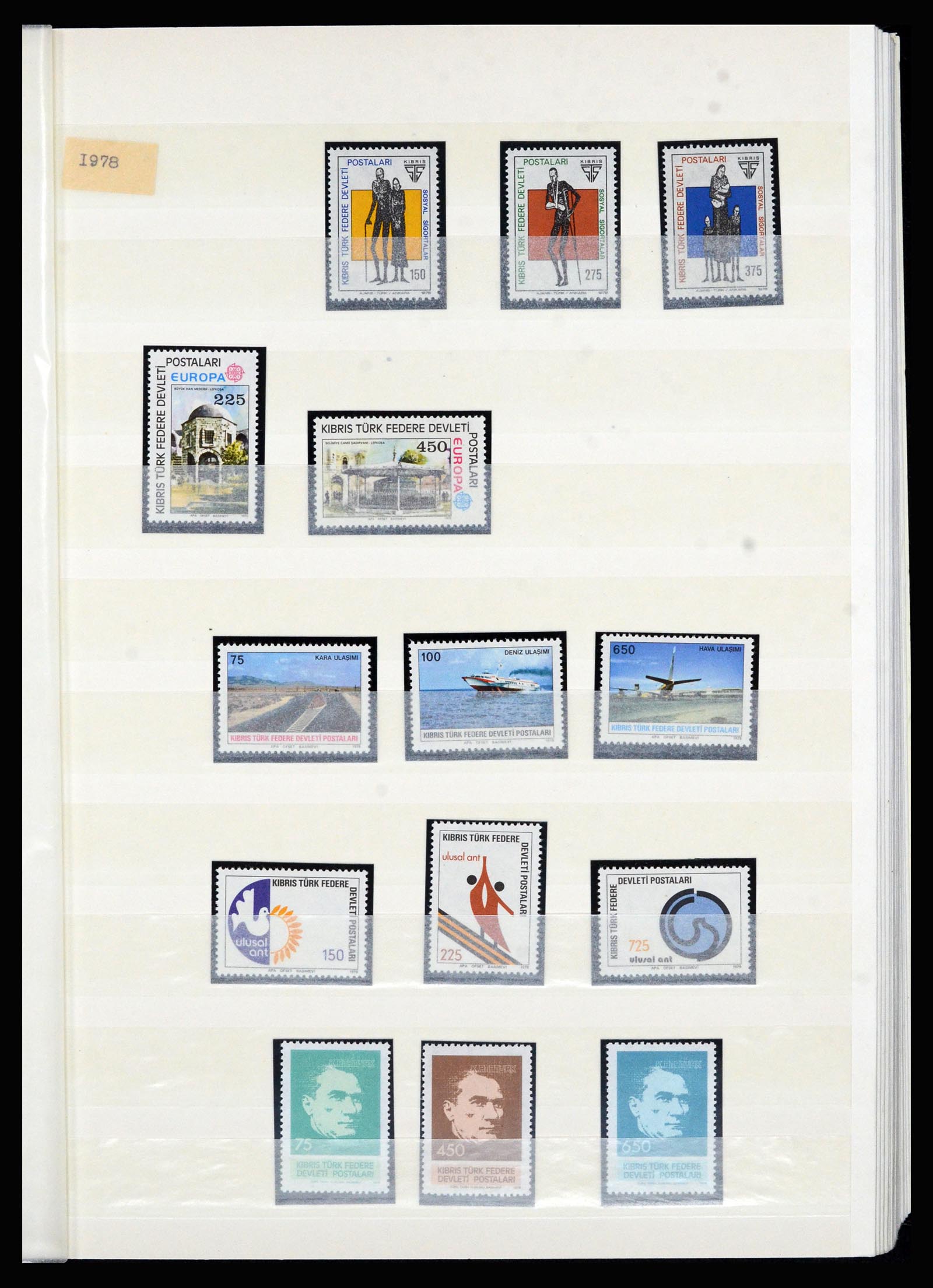 36873 007 - Postzegelverzameling 36873 Turks Cyprus 1973-1998.