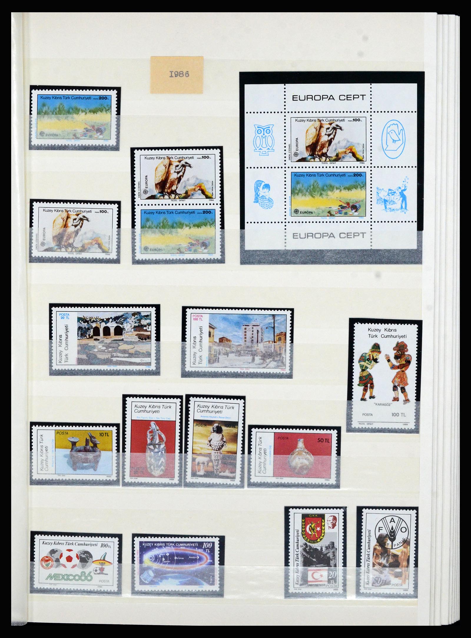 36873 017 - Postzegelverzameling 36873 Turks Cyprus 1973-1998.