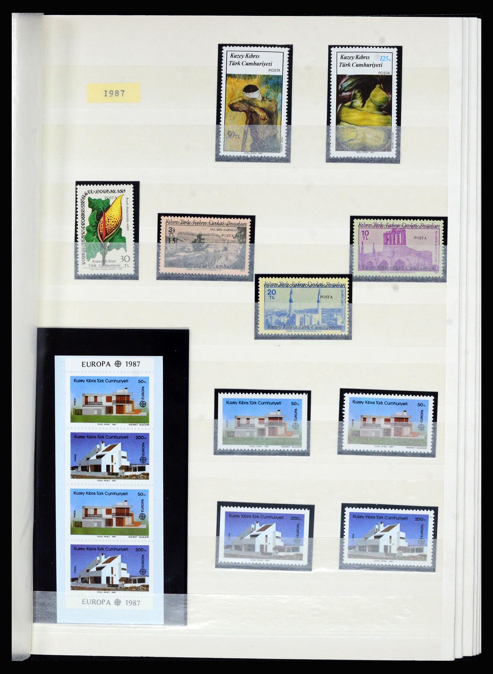 36873 019 - Postzegelverzameling 36873 Turks Cyprus 1973-1998.