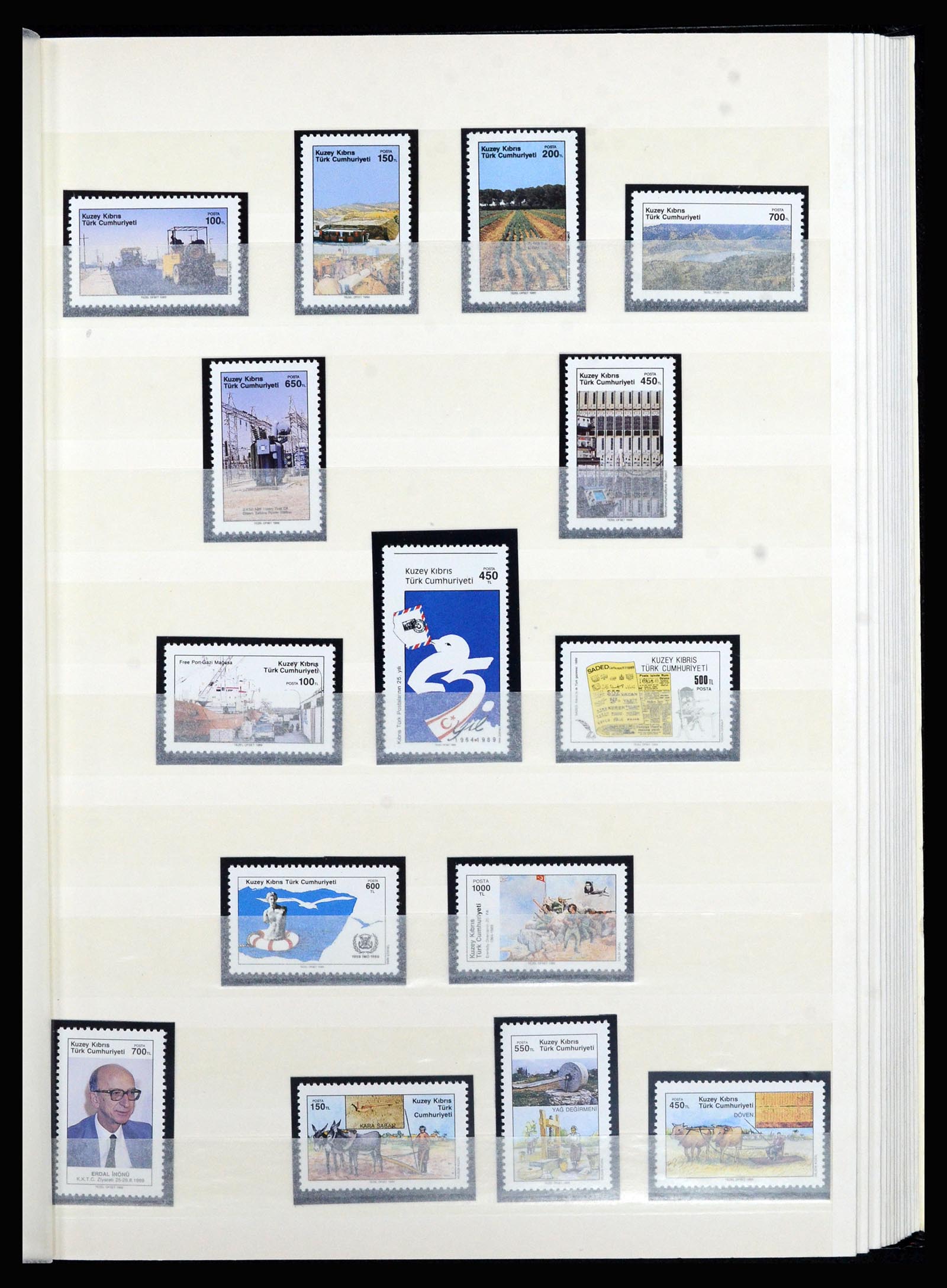 36873 025 - Postzegelverzameling 36873 Turks Cyprus 1973-1998.