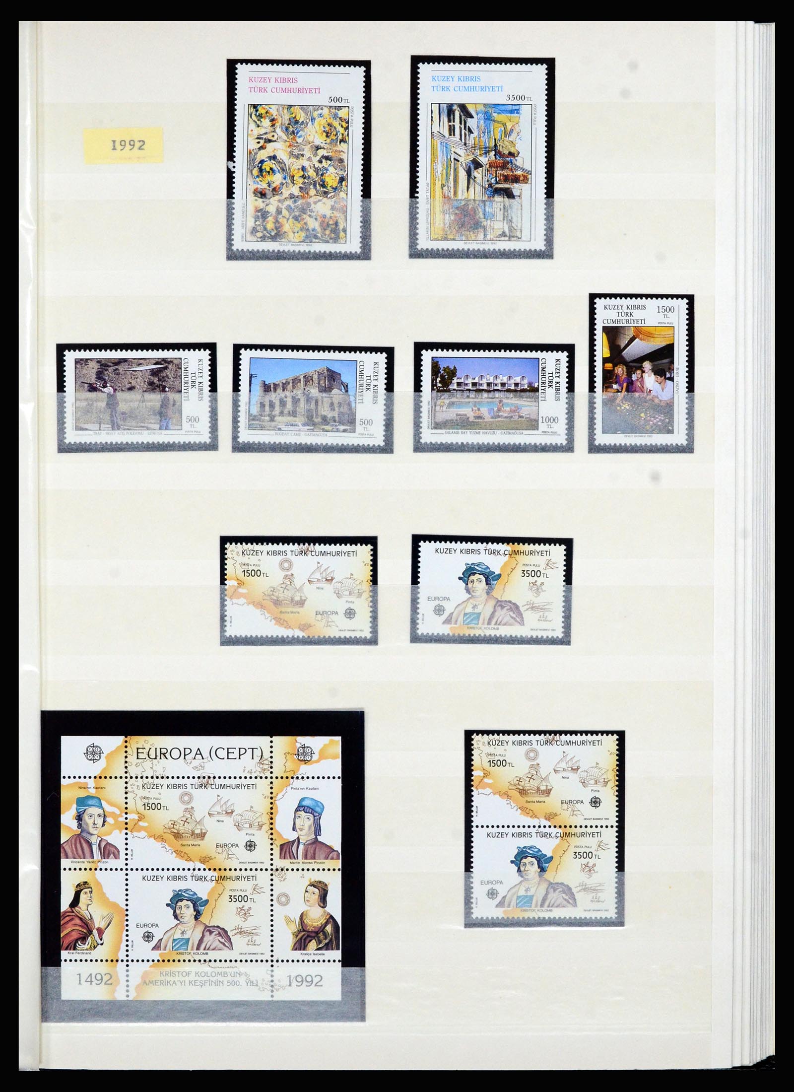 36873 031 - Postzegelverzameling 36873 Turks Cyprus 1973-1998.