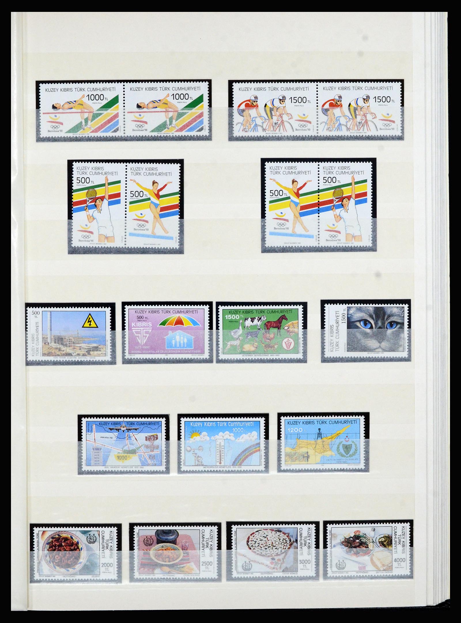 36873 033 - Postzegelverzameling 36873 Turks Cyprus 1973-1998.