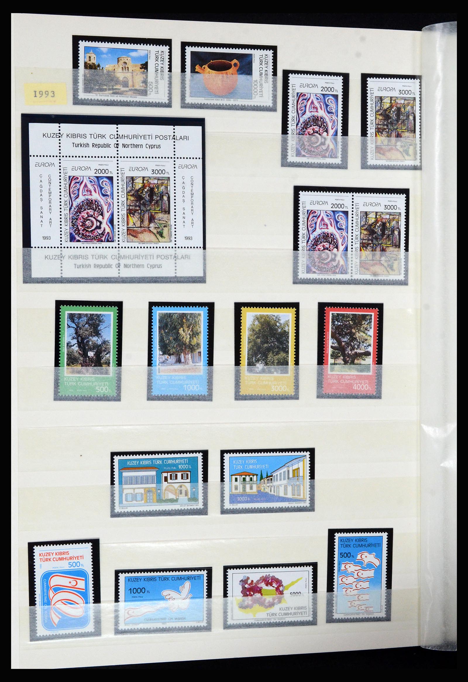 36873 034 - Postzegelverzameling 36873 Turks Cyprus 1973-1998.