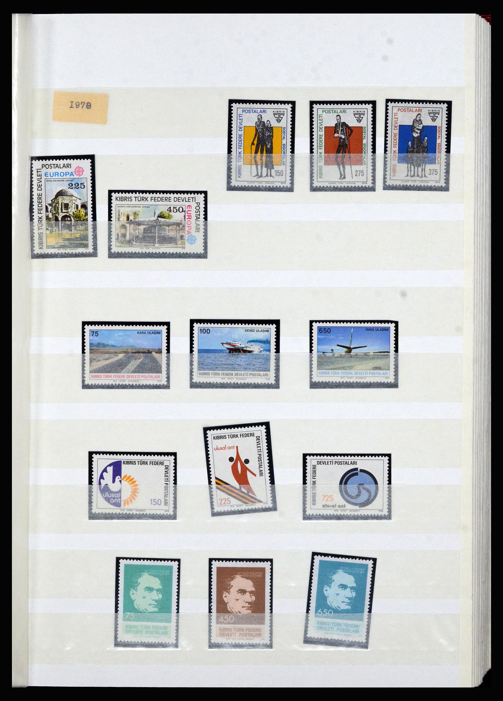 36874 006 - Postzegelverzameling 36874 Turks Cyprus 1973-1998.
