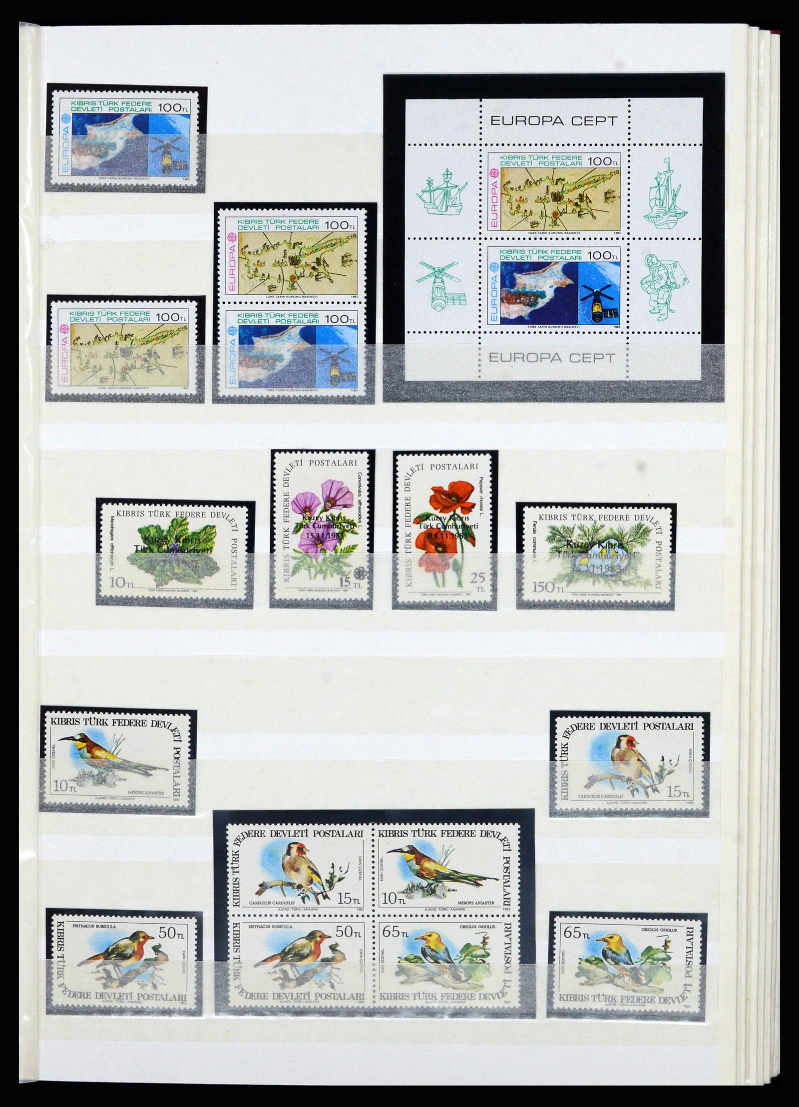 36874 012 - Postzegelverzameling 36874 Turks Cyprus 1973-1998.