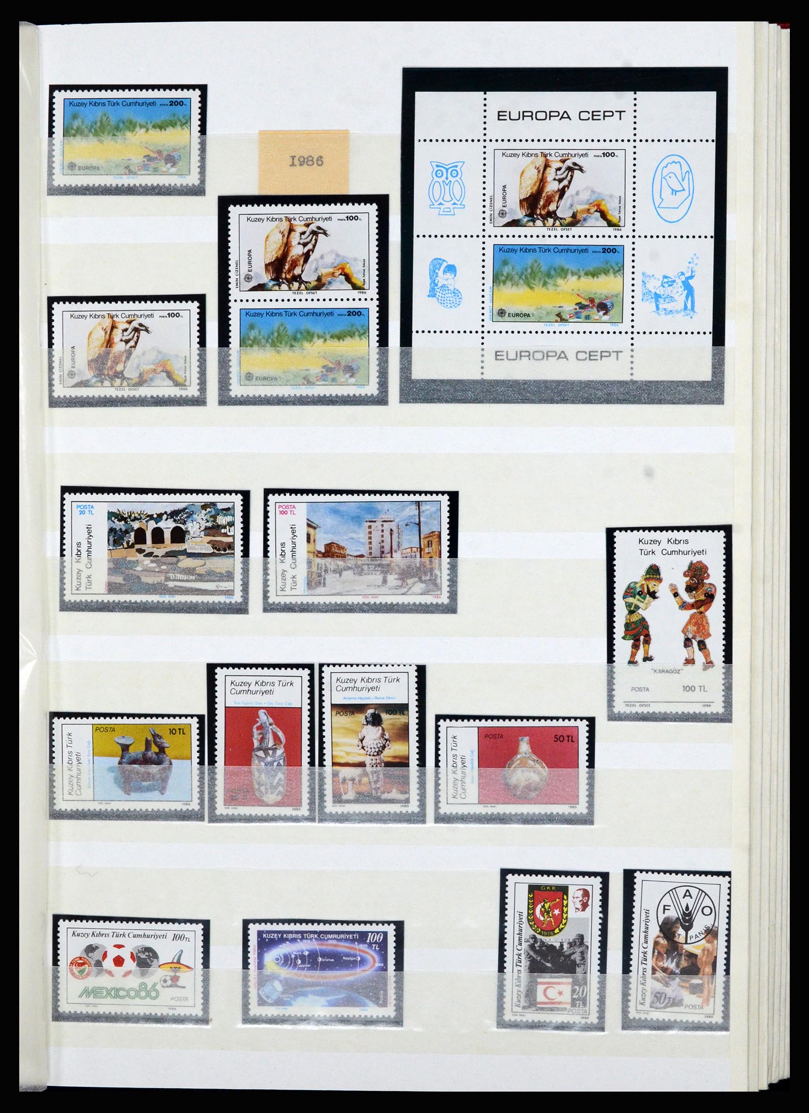 36874 016 - Postzegelverzameling 36874 Turks Cyprus 1973-1998.