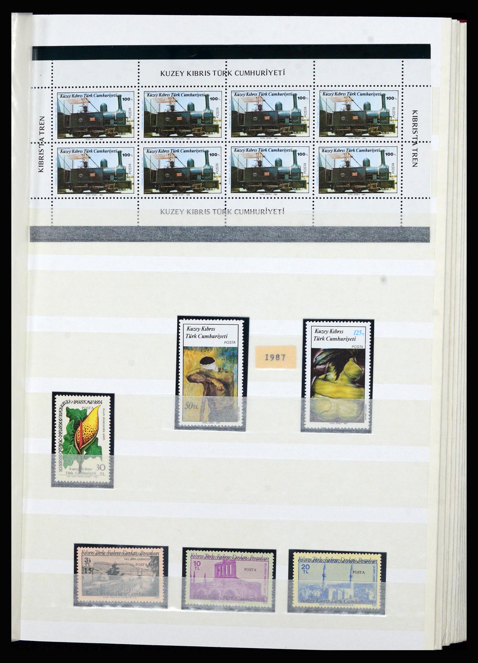 36874 018 - Postzegelverzameling 36874 Turks Cyprus 1973-1998.