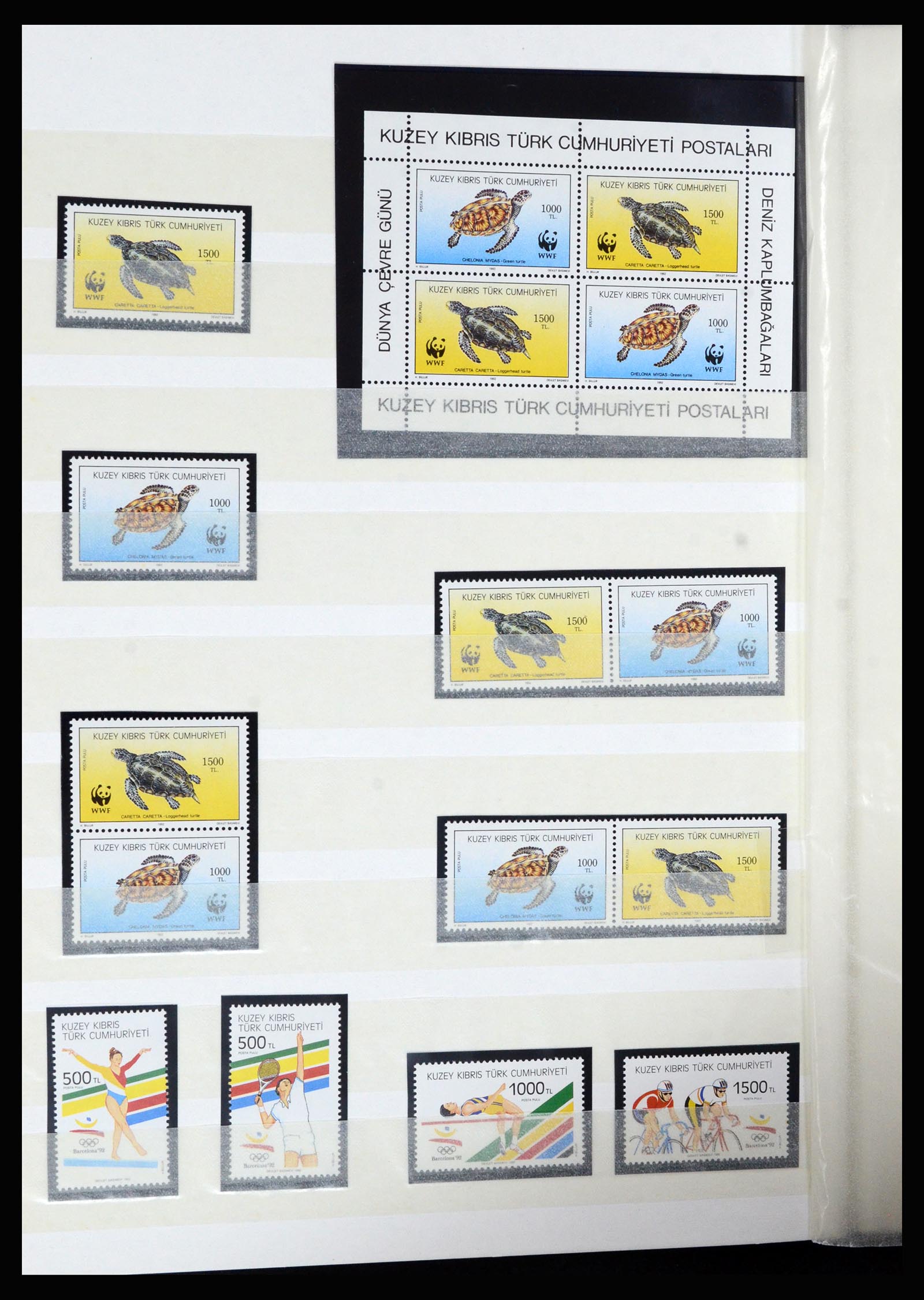 36874 031 - Postzegelverzameling 36874 Turks Cyprus 1973-1998.