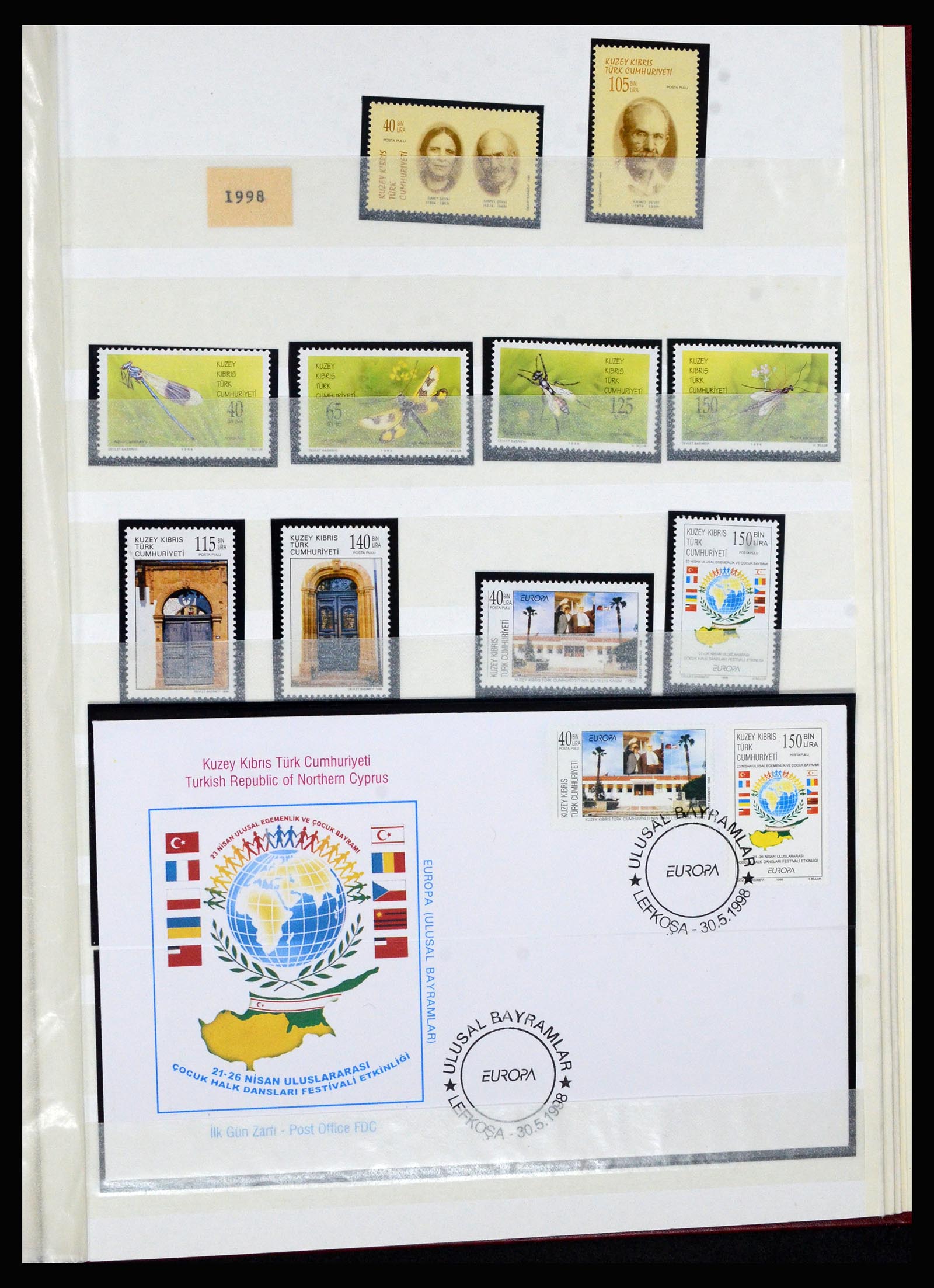 36874 044 - Postzegelverzameling 36874 Turks Cyprus 1973-1998.