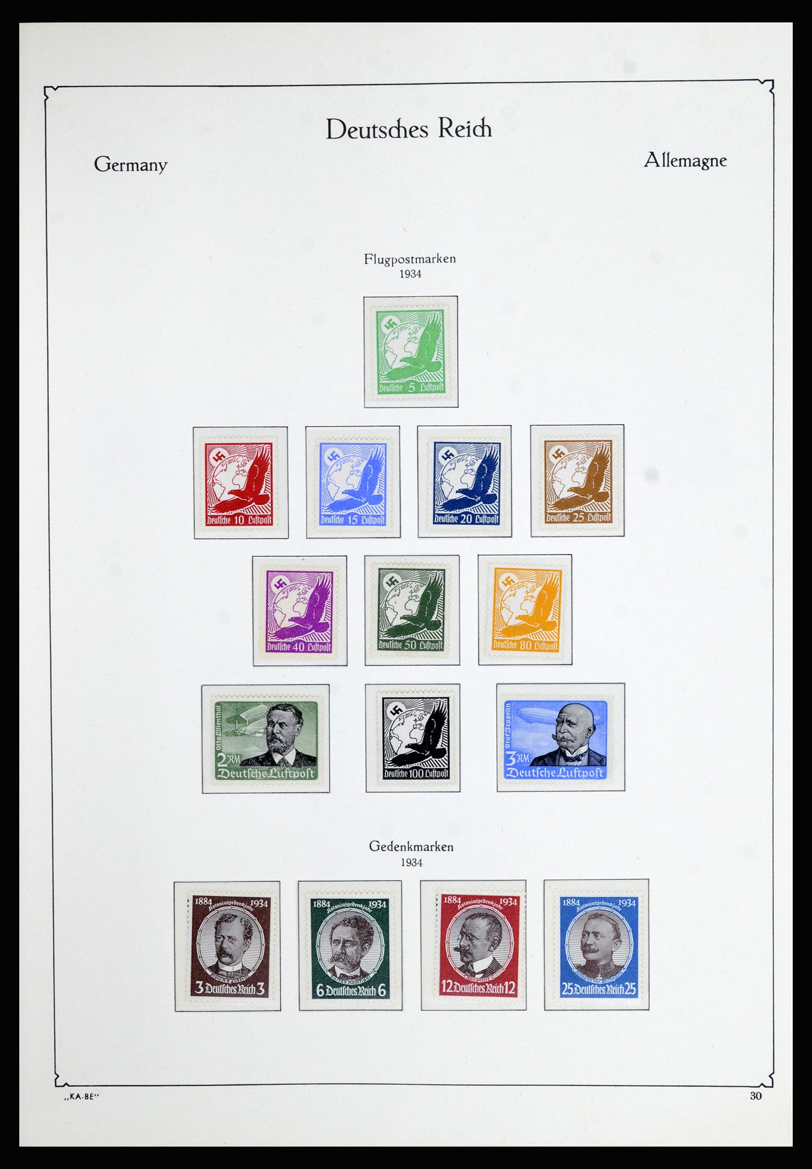 36877 004 - Stamp collection 36877 German Reich 1933-1945.