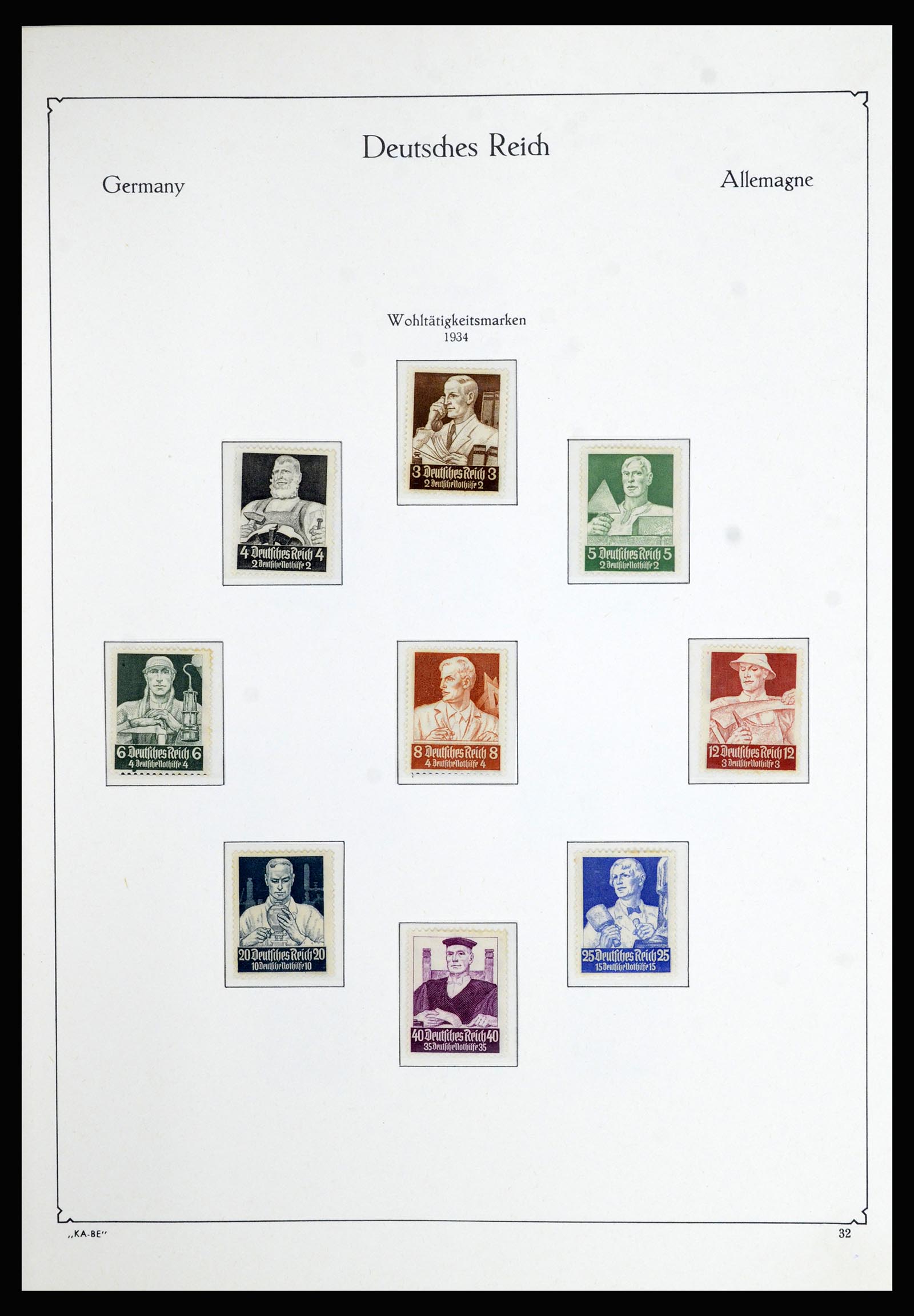 36877 006 - Stamp collection 36877 German Reich 1933-1945.