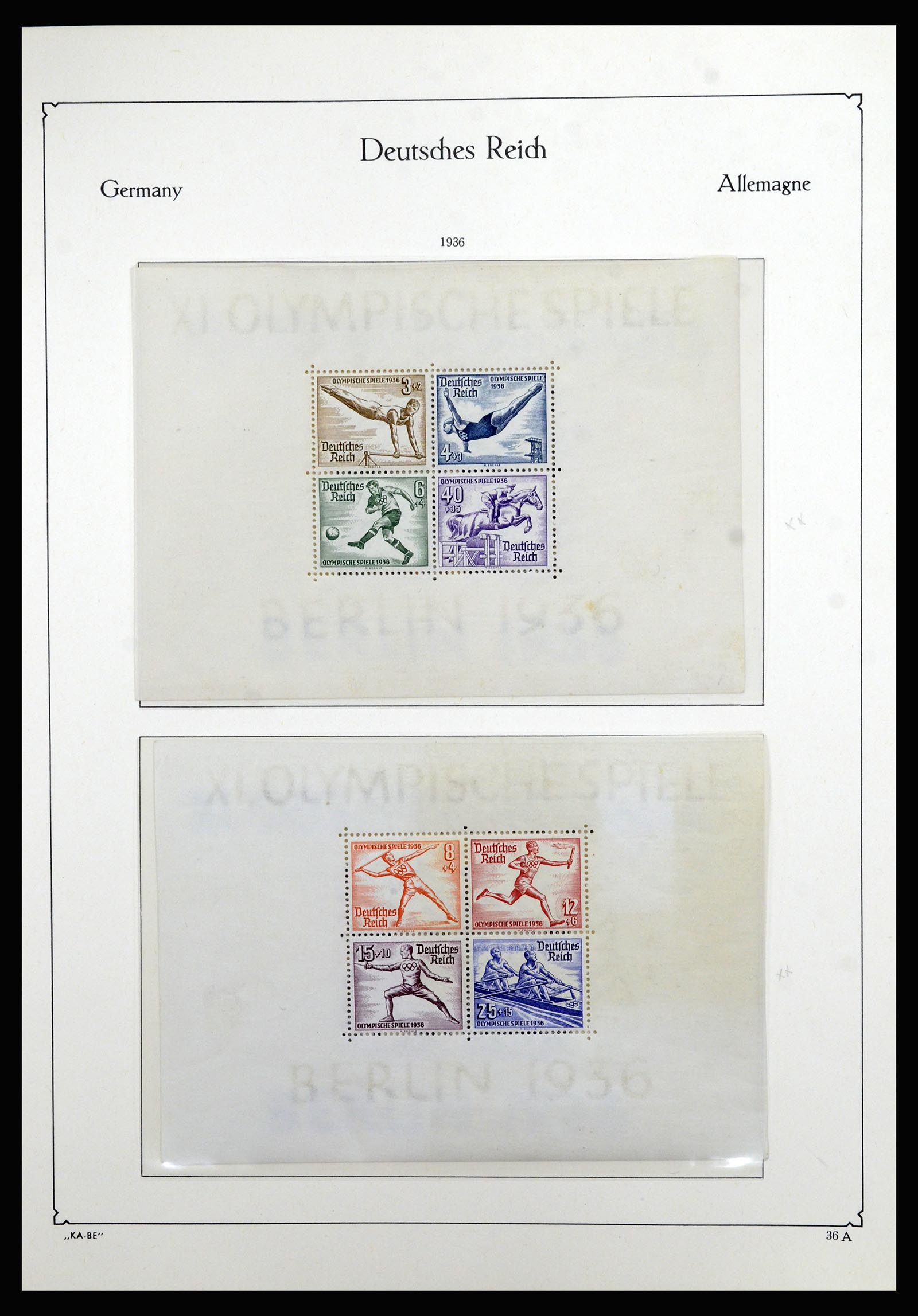 36877 012 - Stamp collection 36877 German Reich 1933-1945.