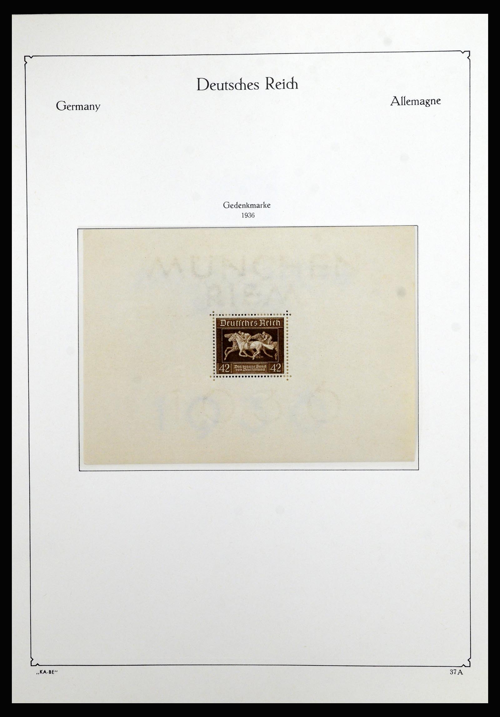 36877 014 - Stamp collection 36877 German Reich 1933-1945.