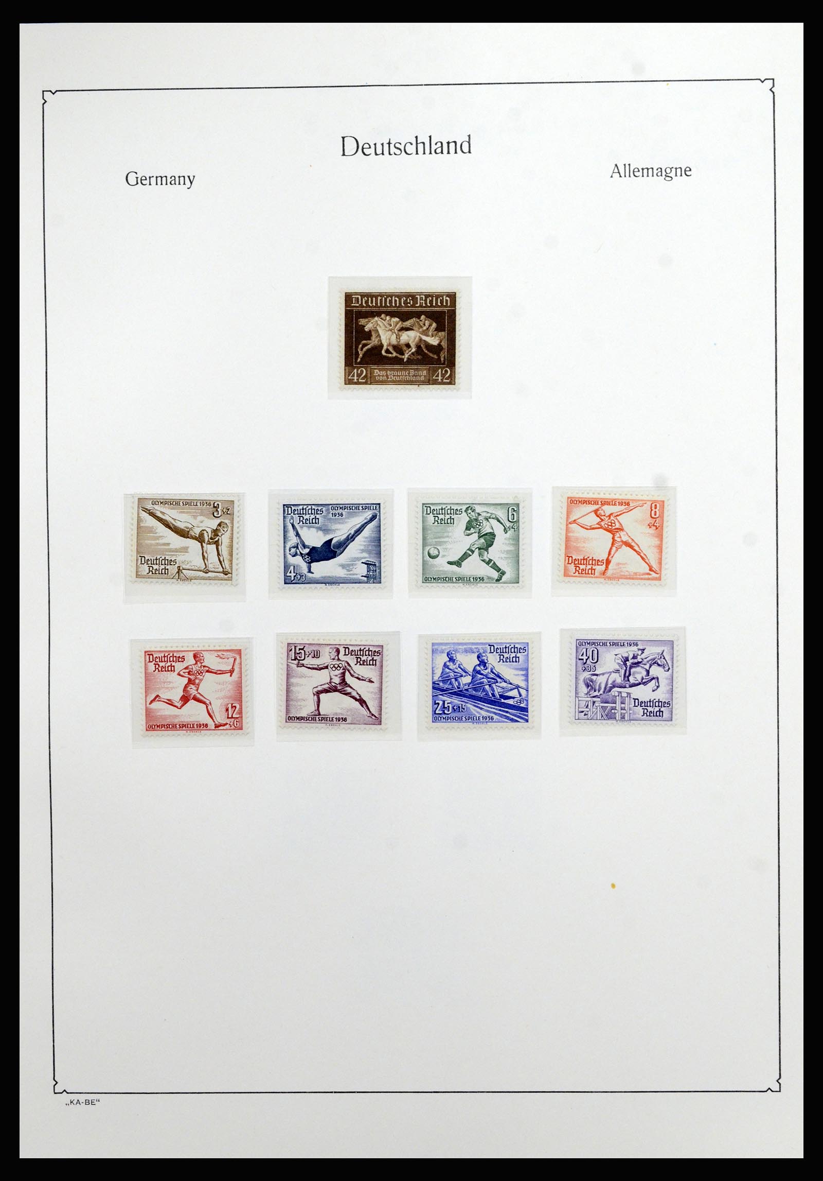 36877 015 - Stamp collection 36877 German Reich 1933-1945.