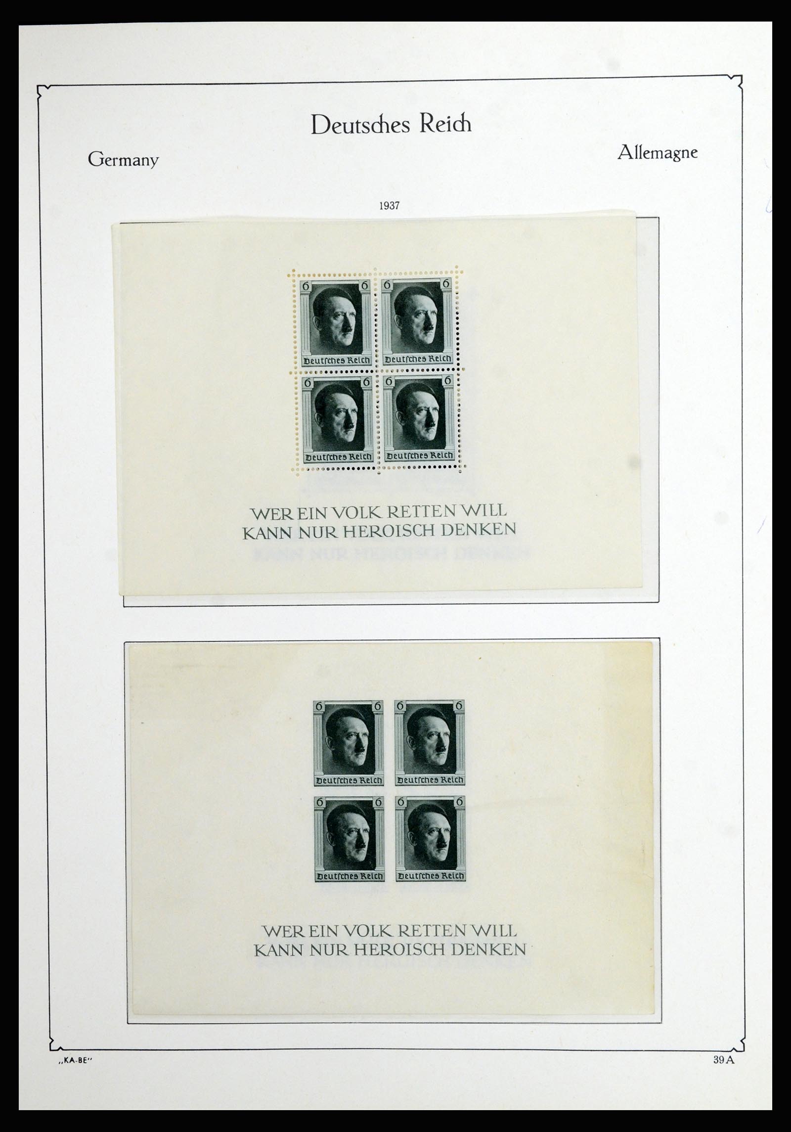 36877 018 - Stamp collection 36877 German Reich 1933-1945.