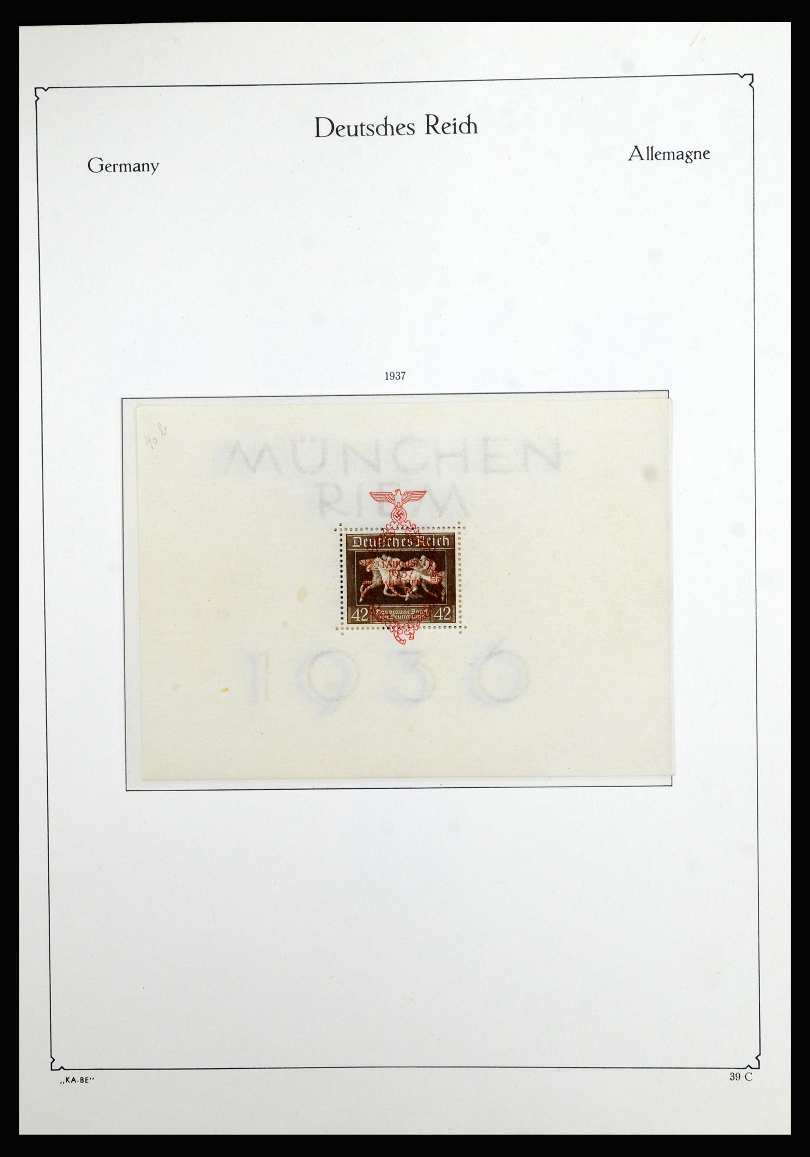 36877 020 - Postzegelverzameling 36877 Duitse Rijk 1933-1945.