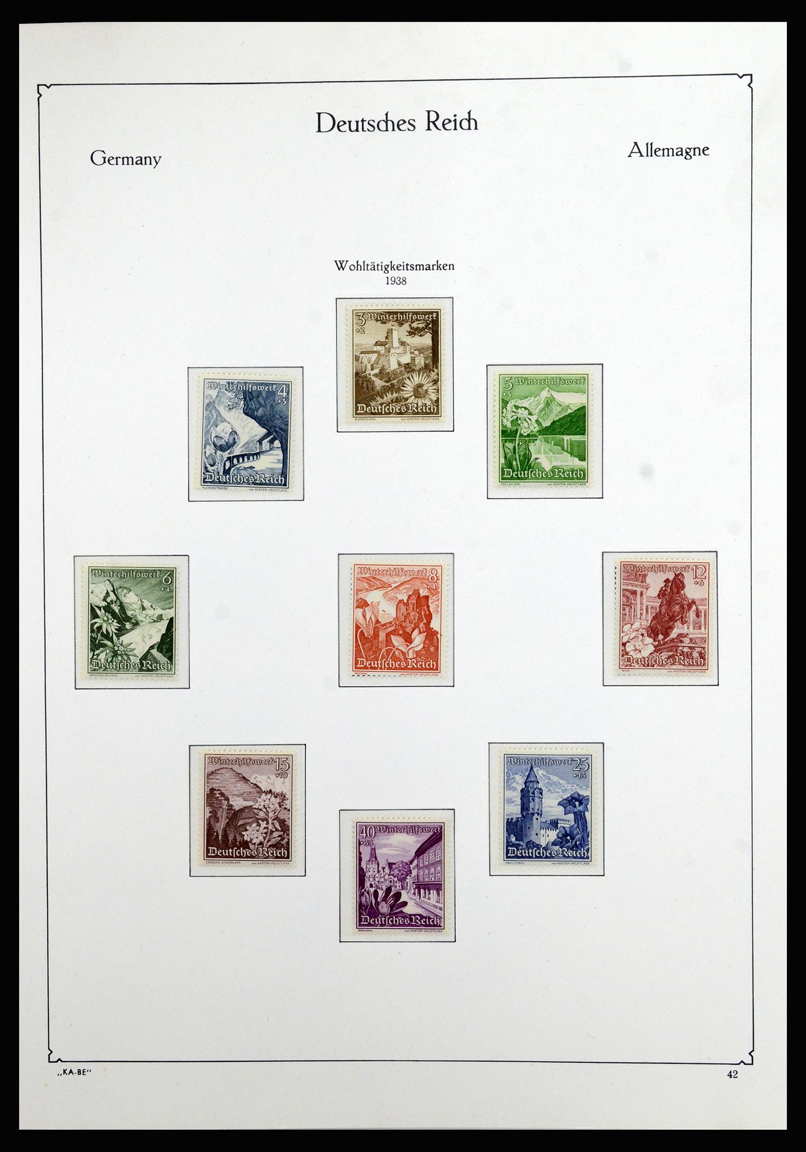 36877 023 - Stamp collection 36877 German Reich 1933-1945.