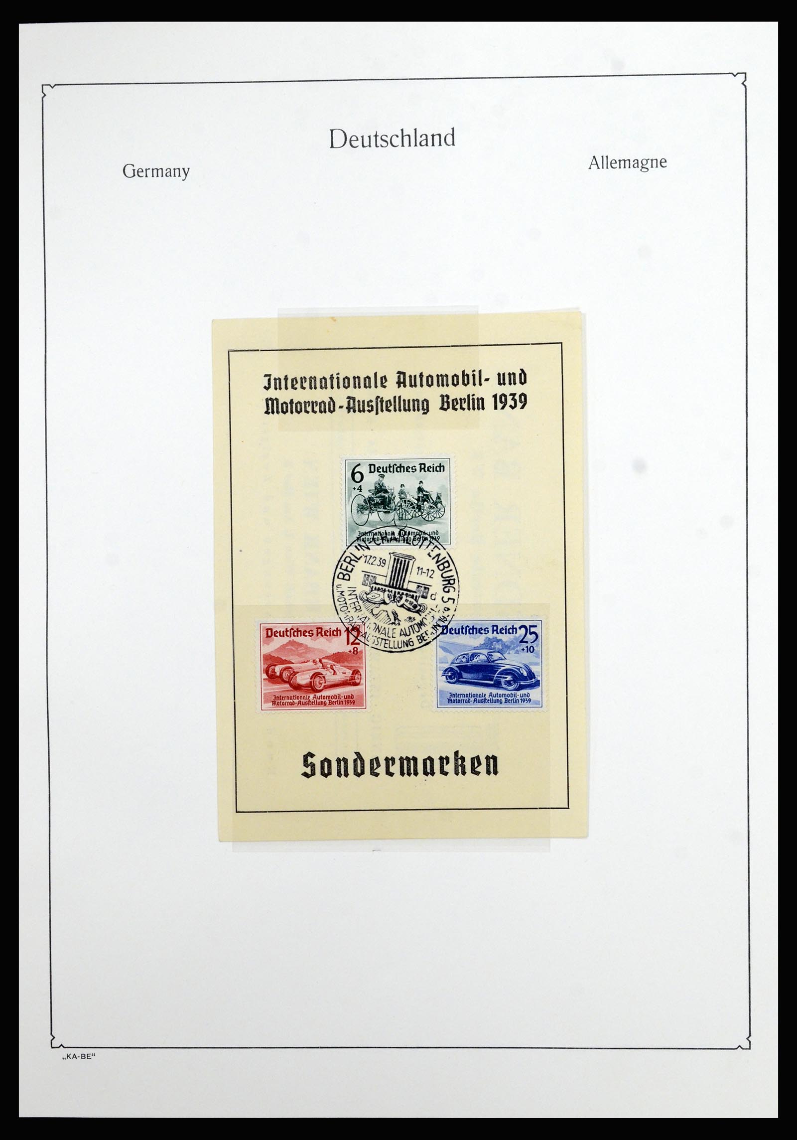 36877 025 - Stamp collection 36877 German Reich 1933-1945.