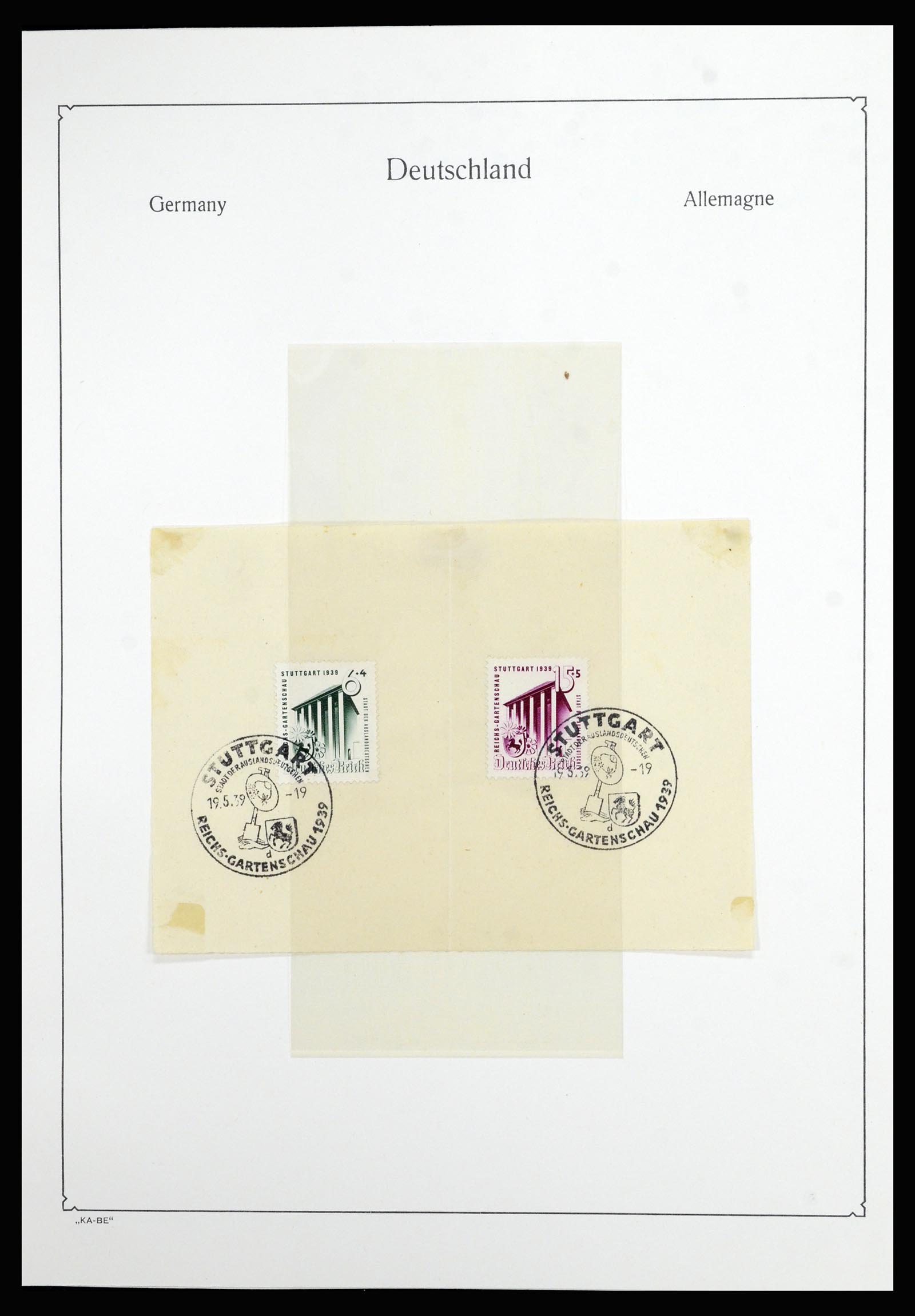 36877 026 - Stamp collection 36877 German Reich 1933-1945.