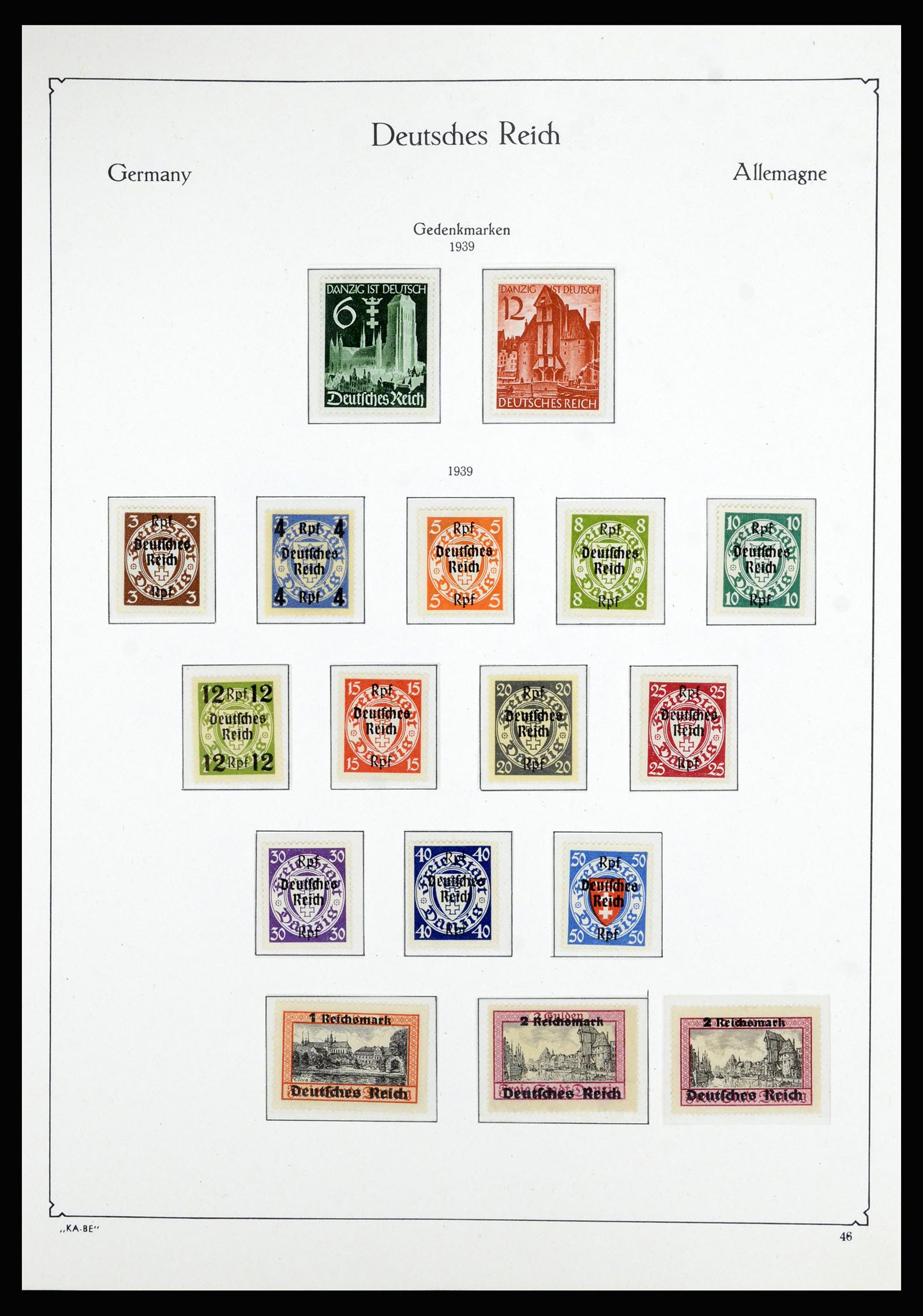 36877 030 - Stamp collection 36877 German Reich 1933-1945.