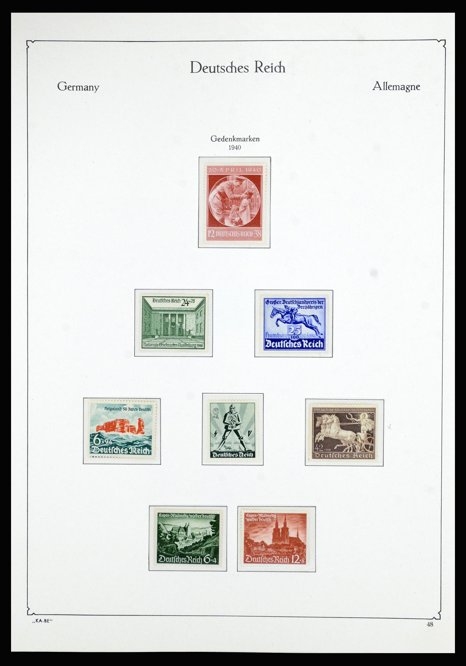 36877 032 - Postzegelverzameling 36877 Duitse Rijk 1933-1945.