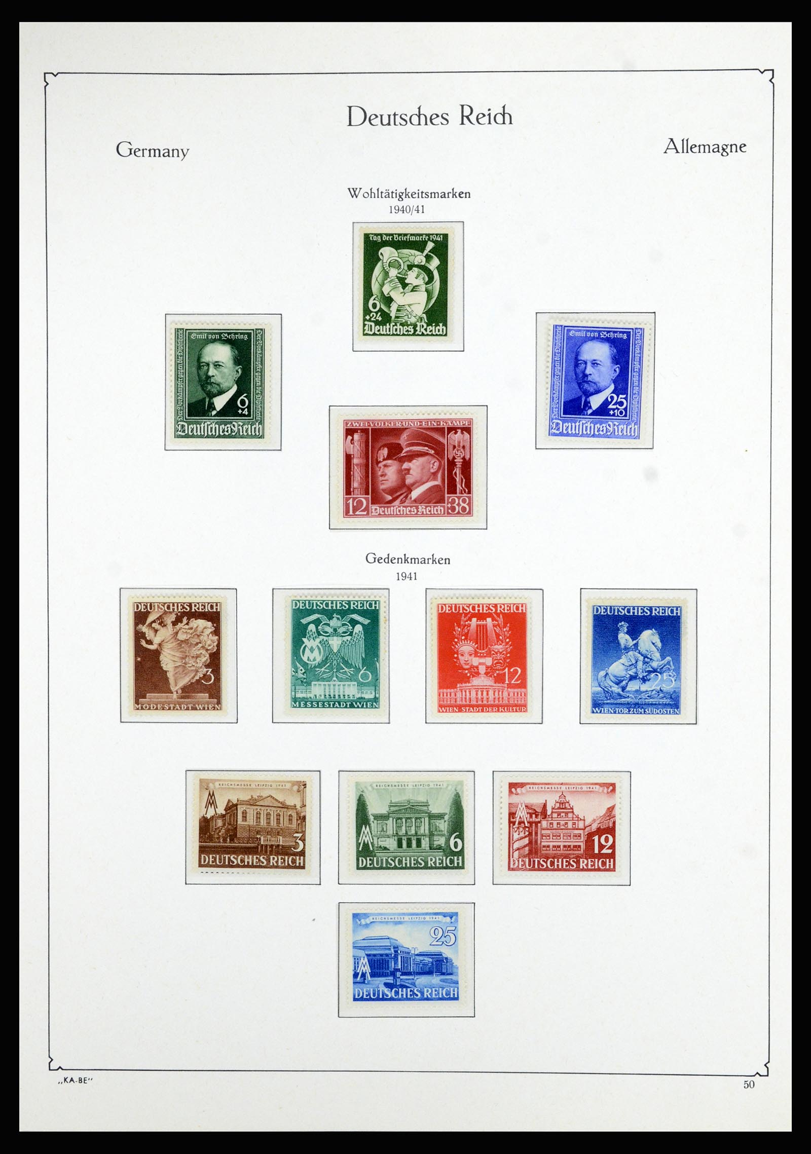 36877 035 - Stamp collection 36877 German Reich 1933-1945.