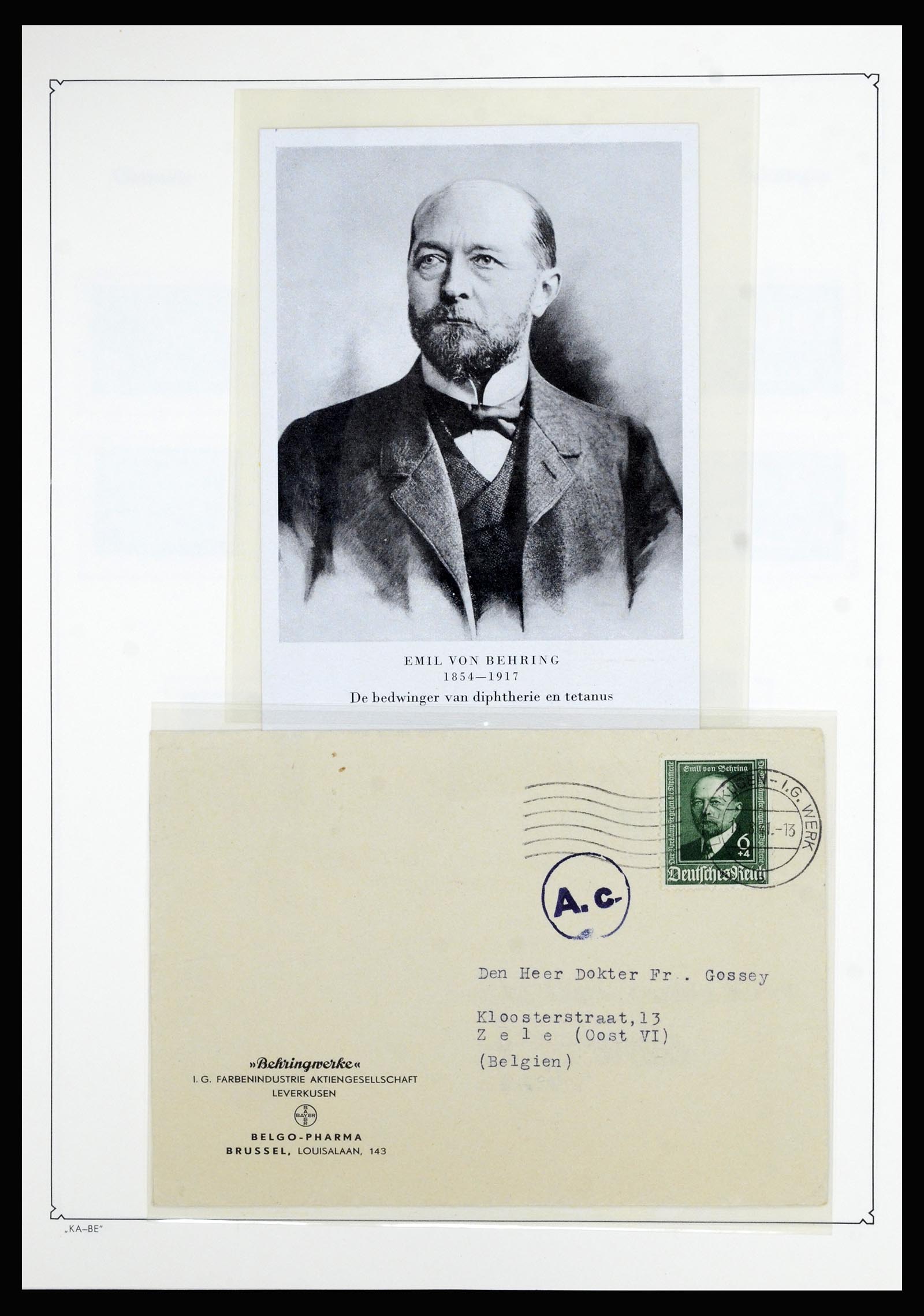 36877 036 - Stamp collection 36877 German Reich 1933-1945.
