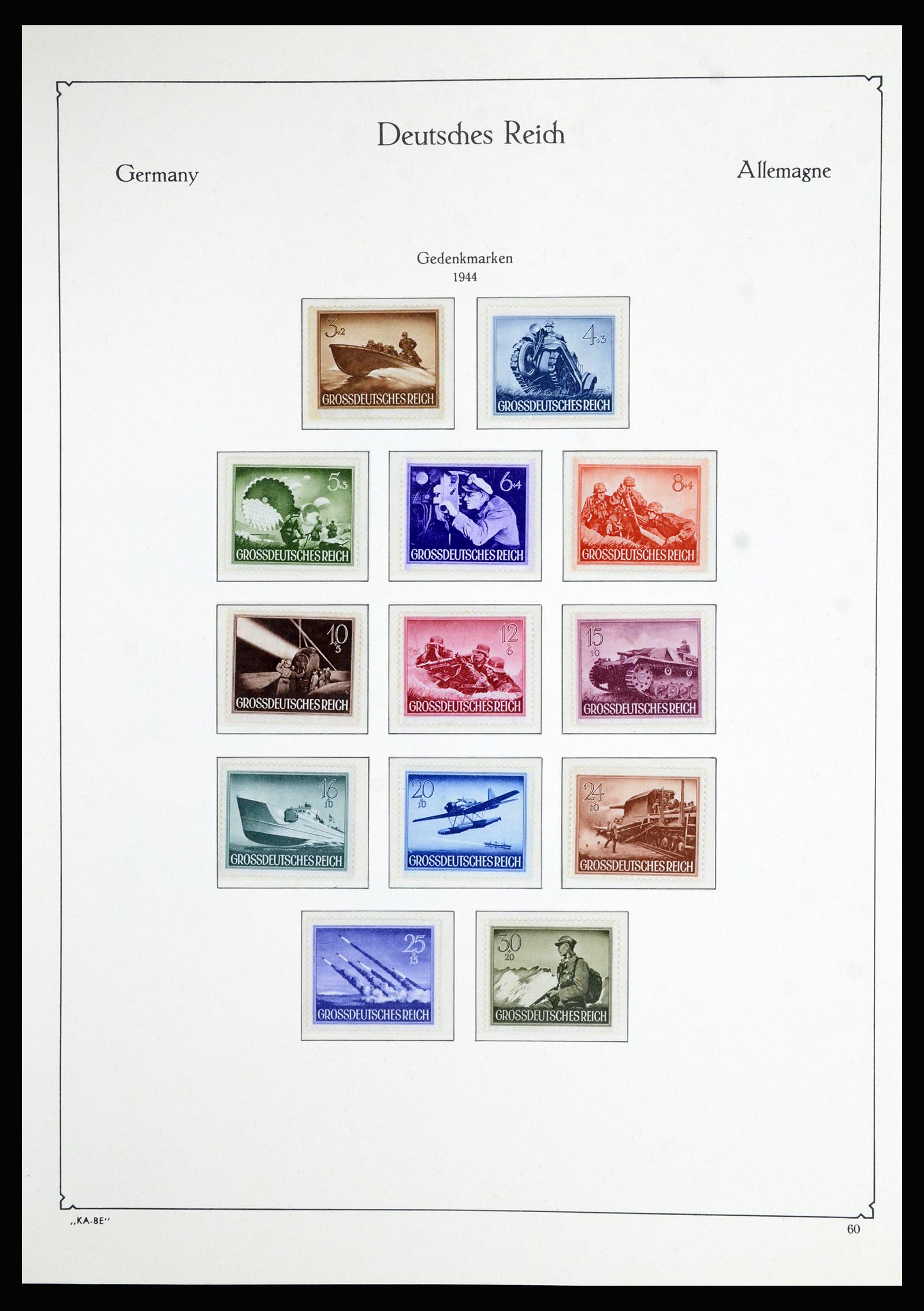 36877 046 - Stamp collection 36877 German Reich 1933-1945.