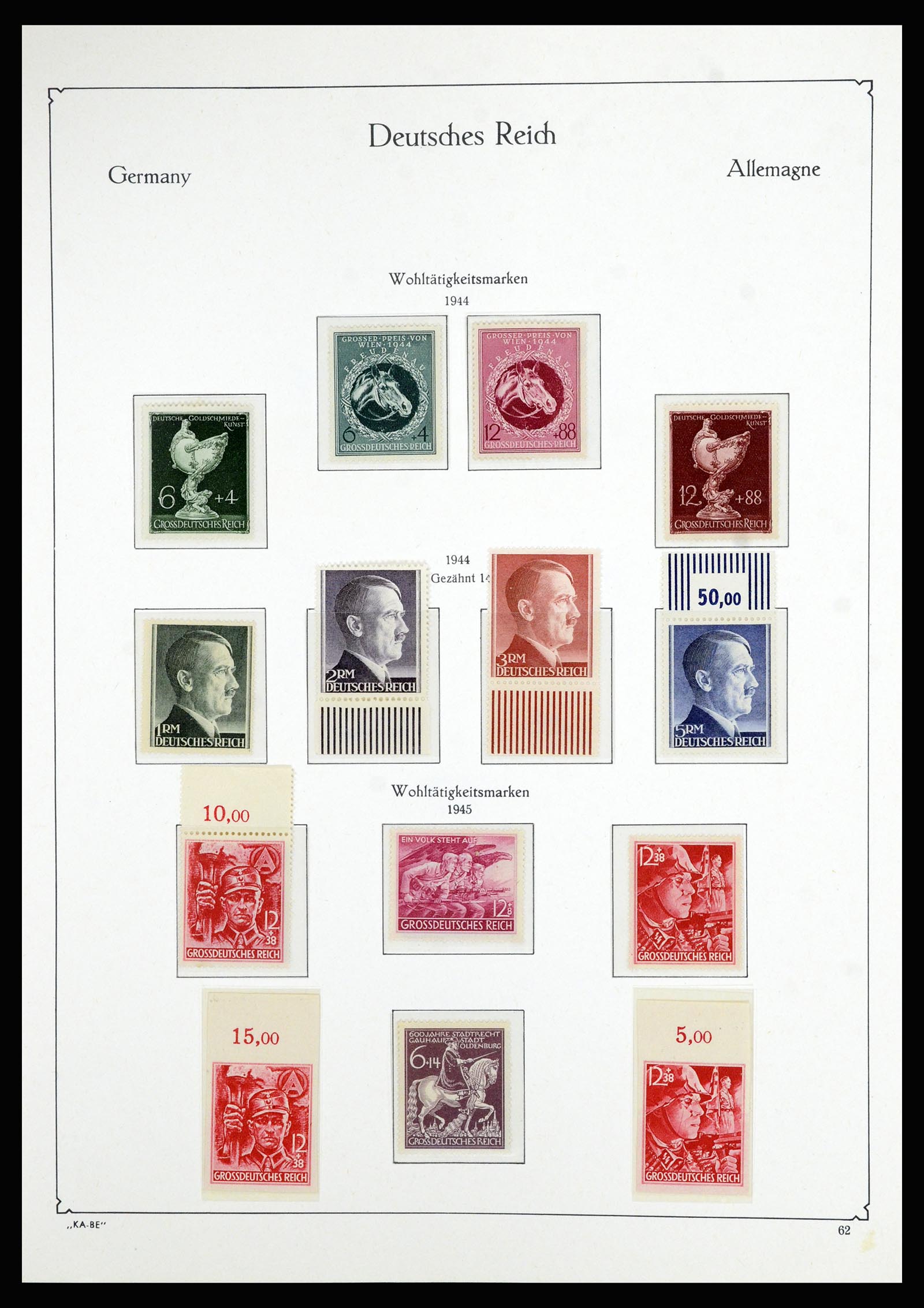 36877 049 - Postzegelverzameling 36877 Duitse Rijk 1933-1945.