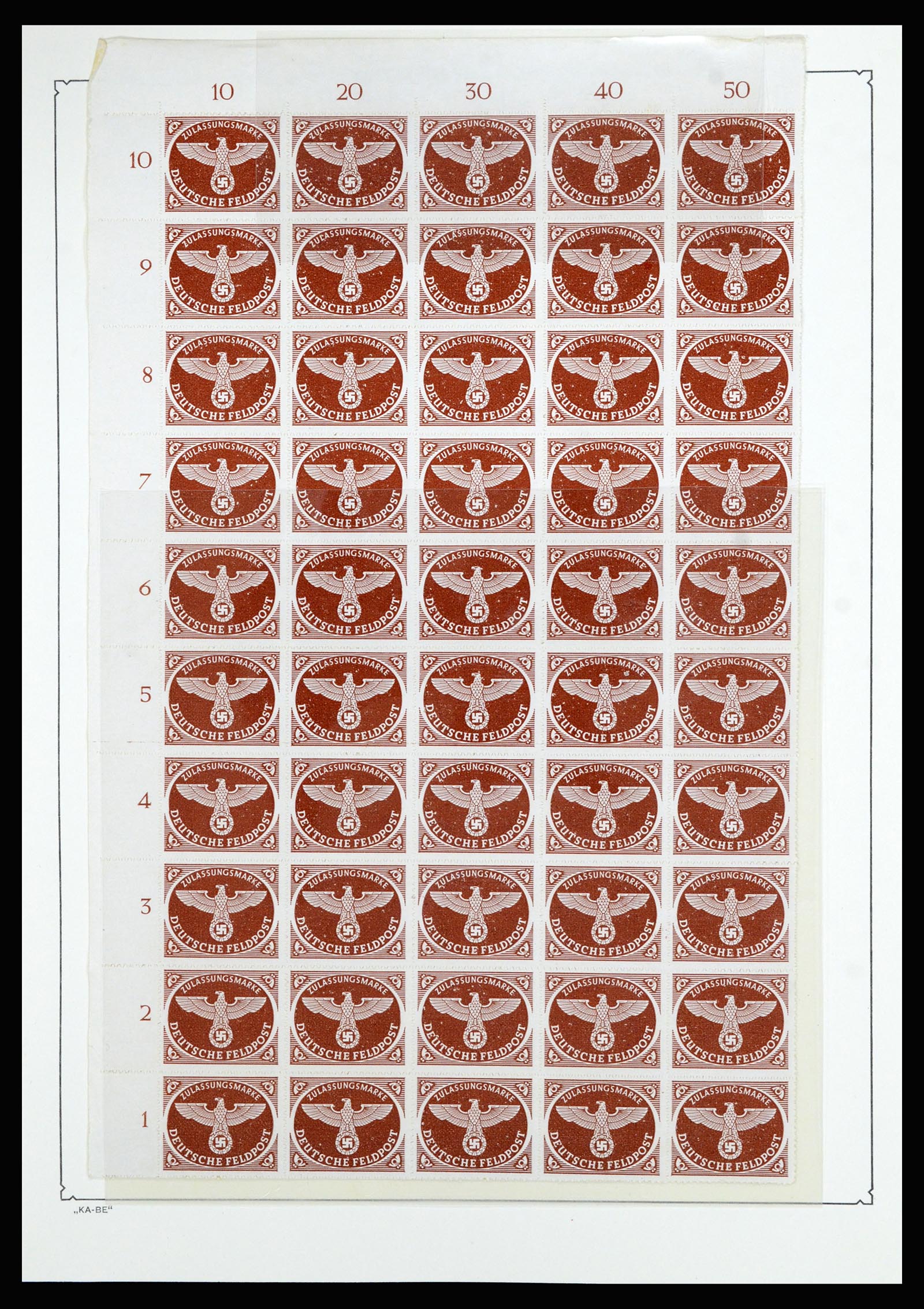 36877 051 - Stamp collection 36877 German Reich 1933-1945.