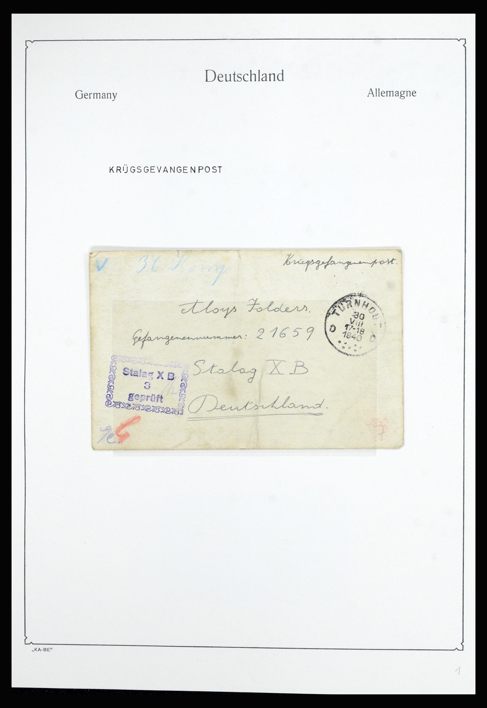 36877 057 - Stamp collection 36877 German Reich 1933-1945.