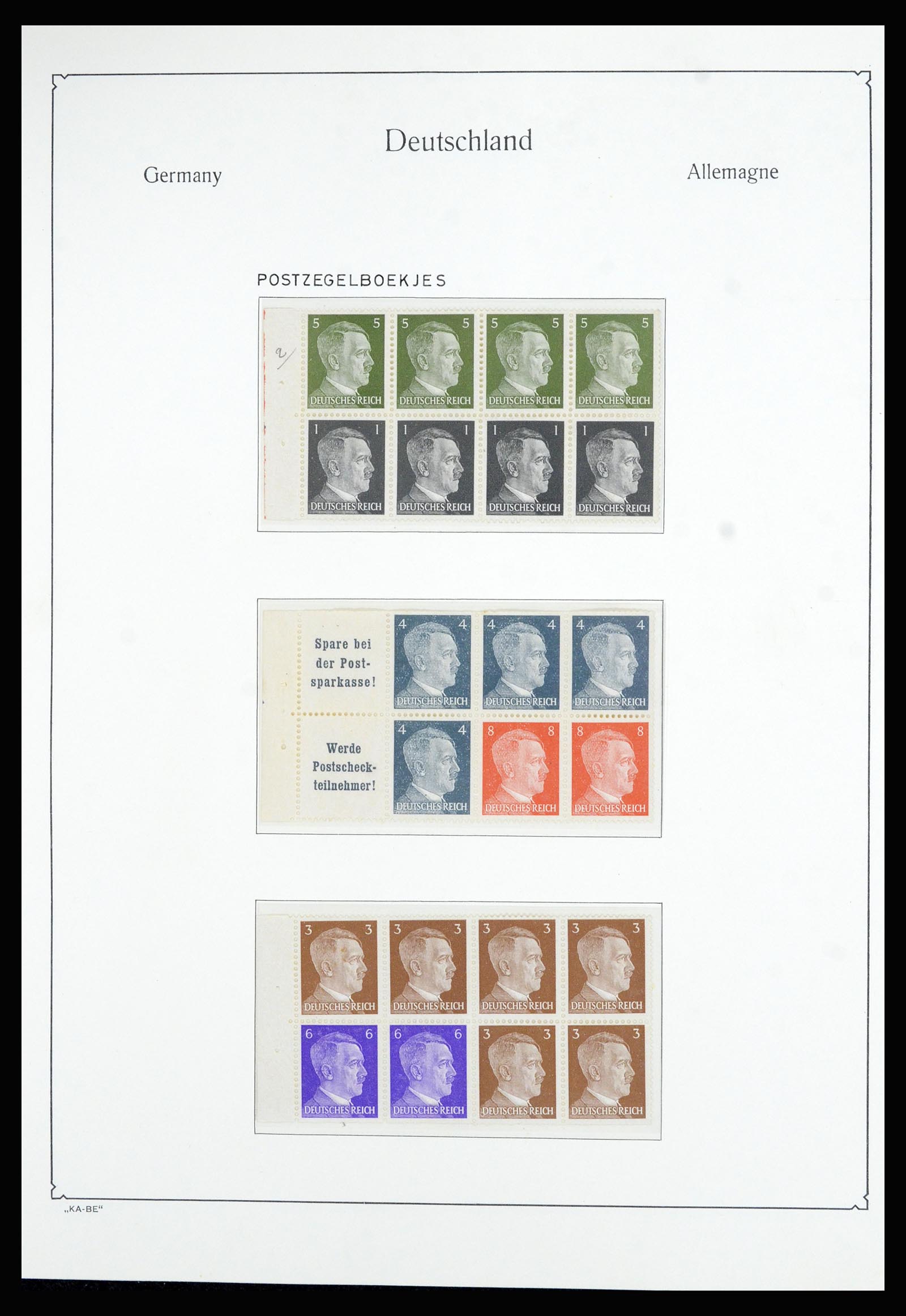 36877 058 - Stamp collection 36877 German Reich 1933-1945.