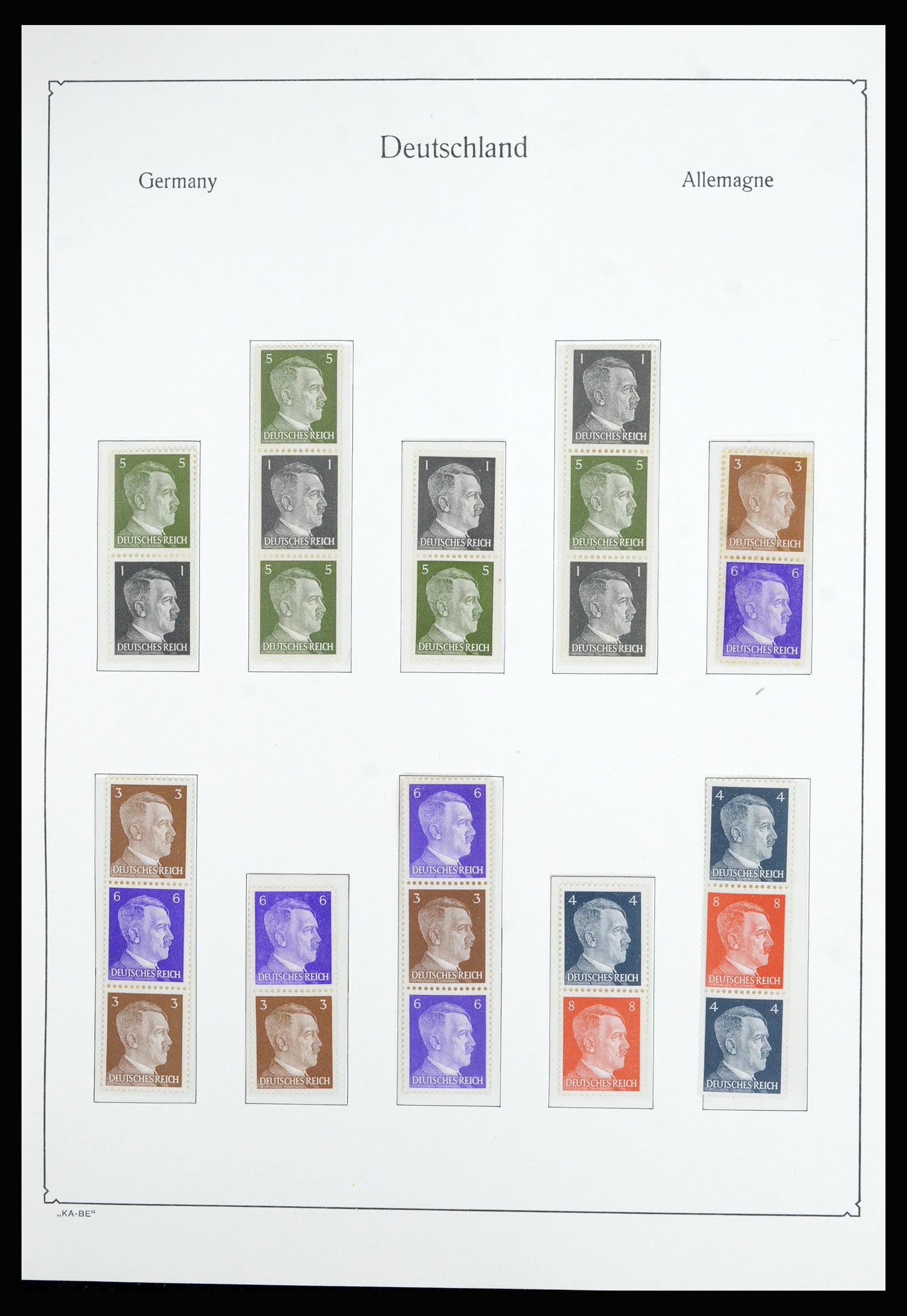 36877 061 - Stamp collection 36877 German Reich 1933-1945.
