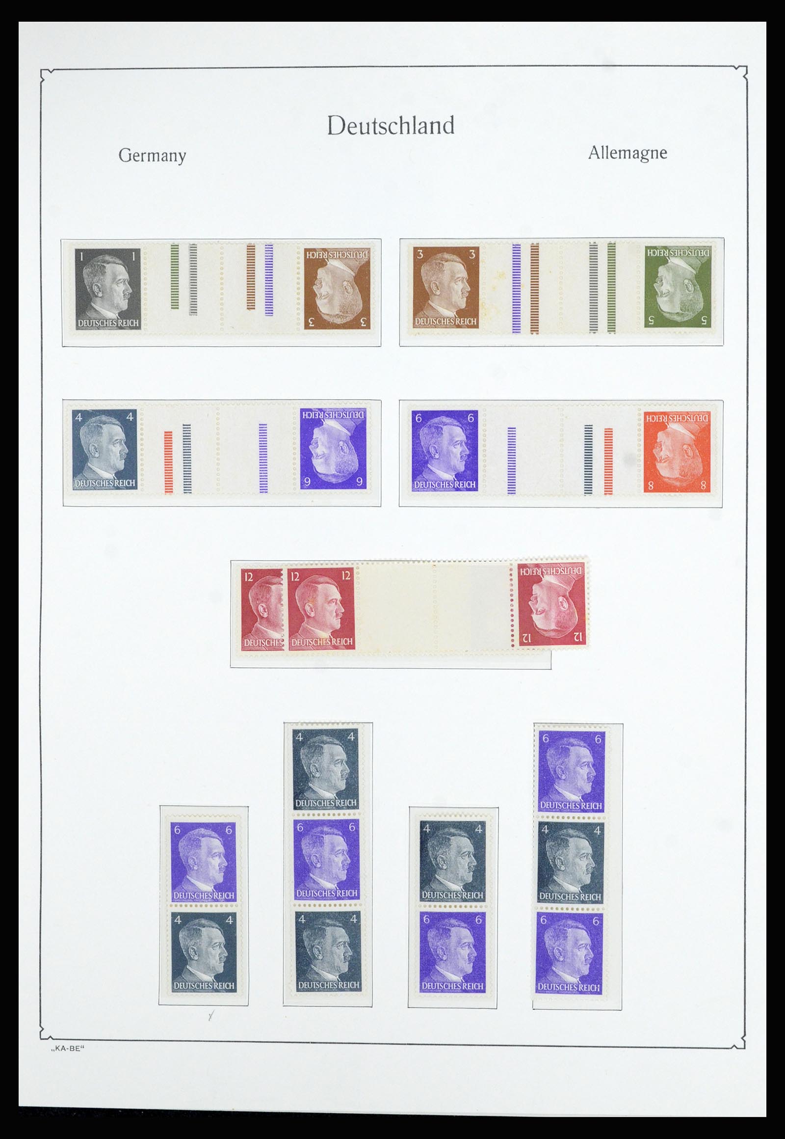 36877 063 - Stamp collection 36877 German Reich 1933-1945.