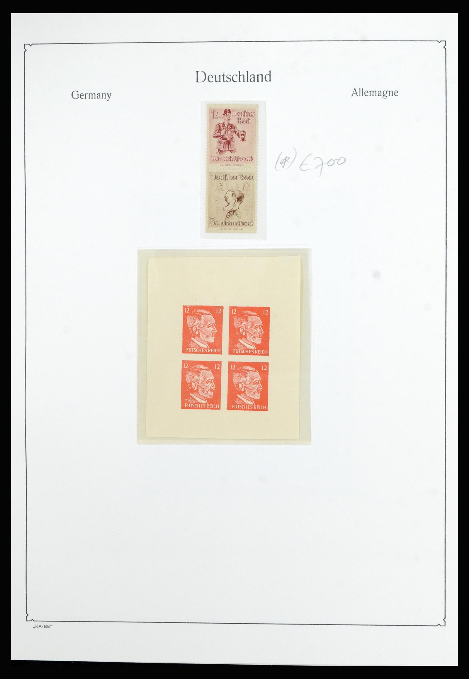 36877 064 - Stamp collection 36877 German Reich 1933-1945.